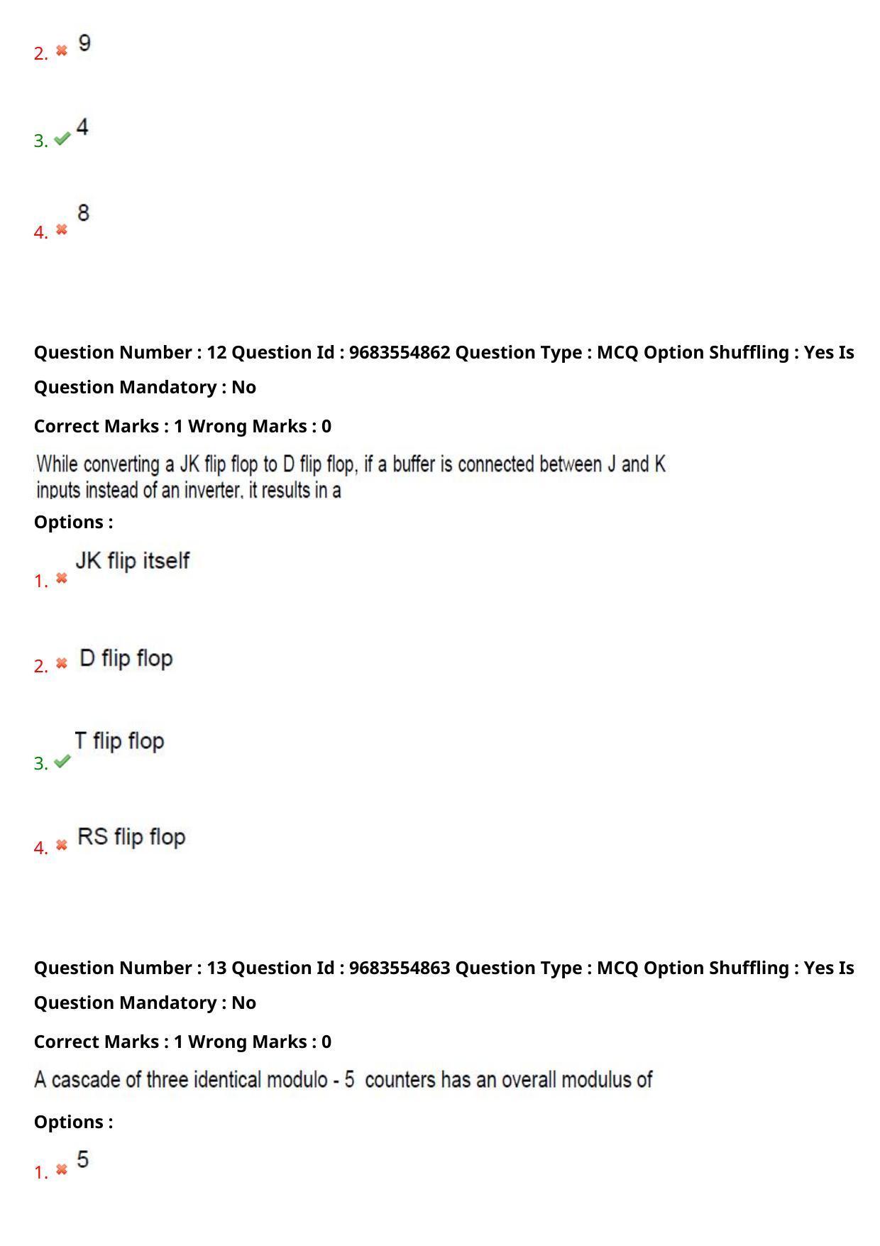 TS CPGET 2021 M.Sc. Electronics (Shift 1) Question Paper with Answer Key - Page 8