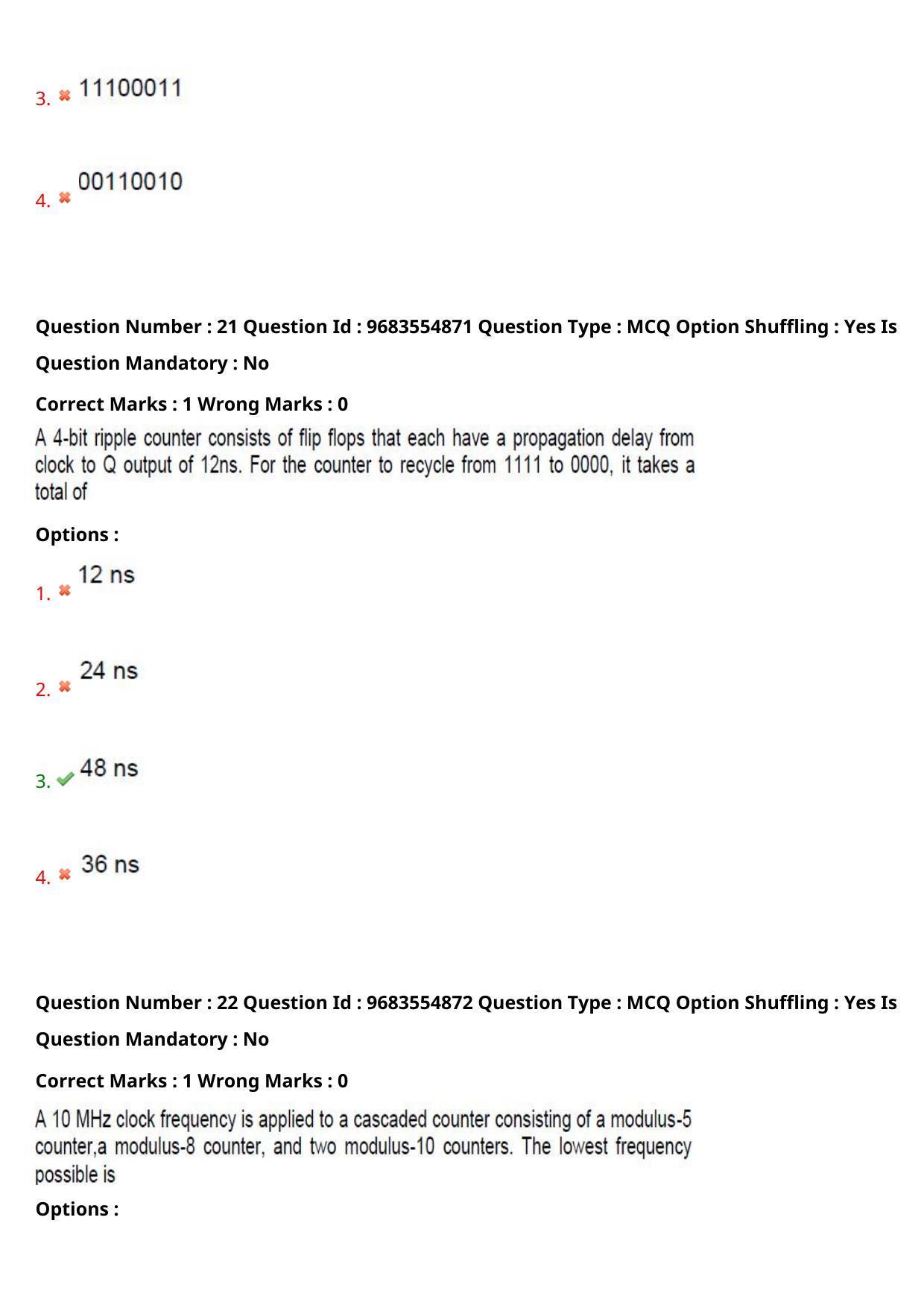 TS CPGET 2021 M.Sc. Electronics (Shift 1) Question Paper with Answer Key - Page 13