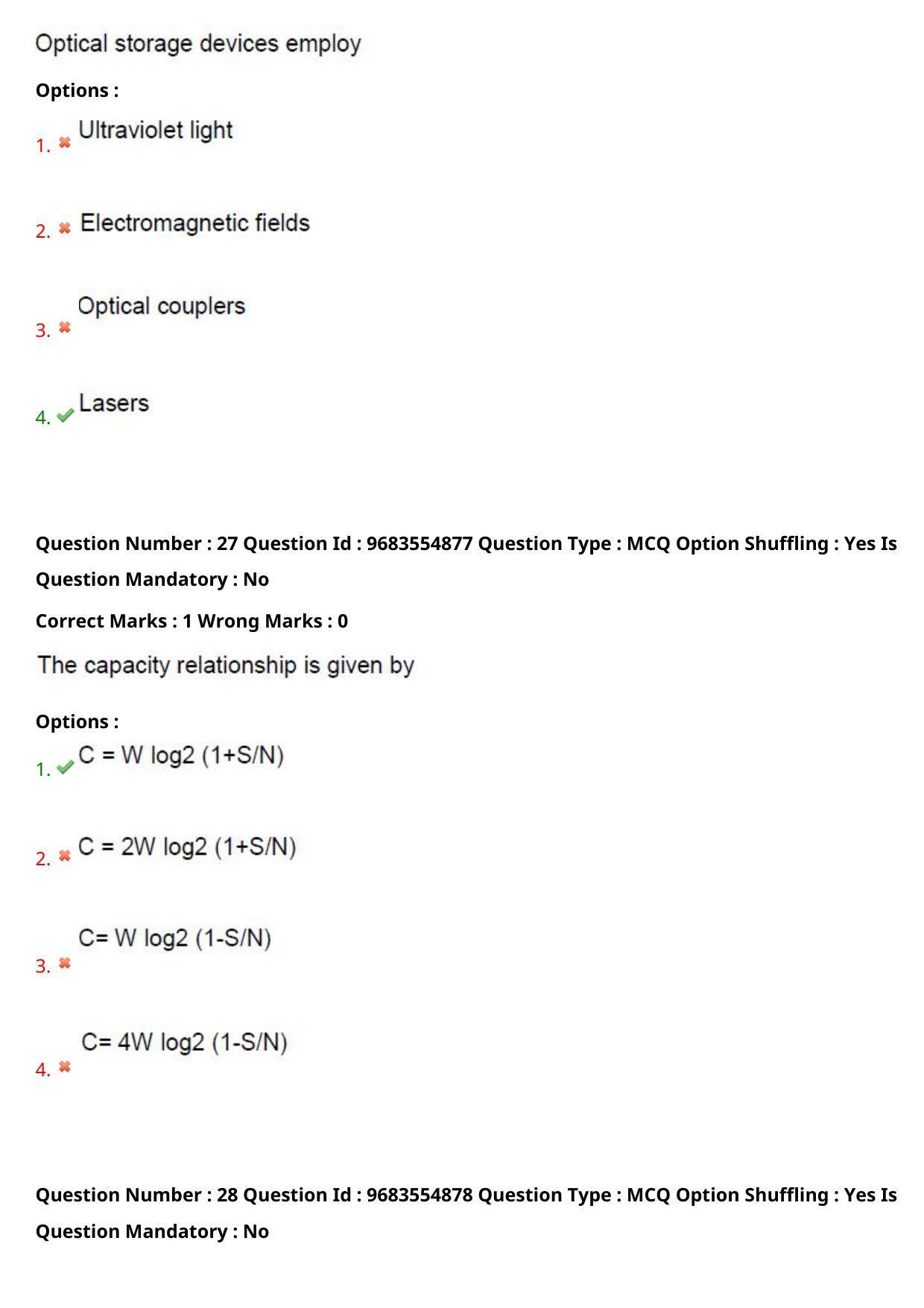 TS CPGET 2021 M.Sc. Electronics (Shift 1) Question Paper with Answer Key - Page 16
