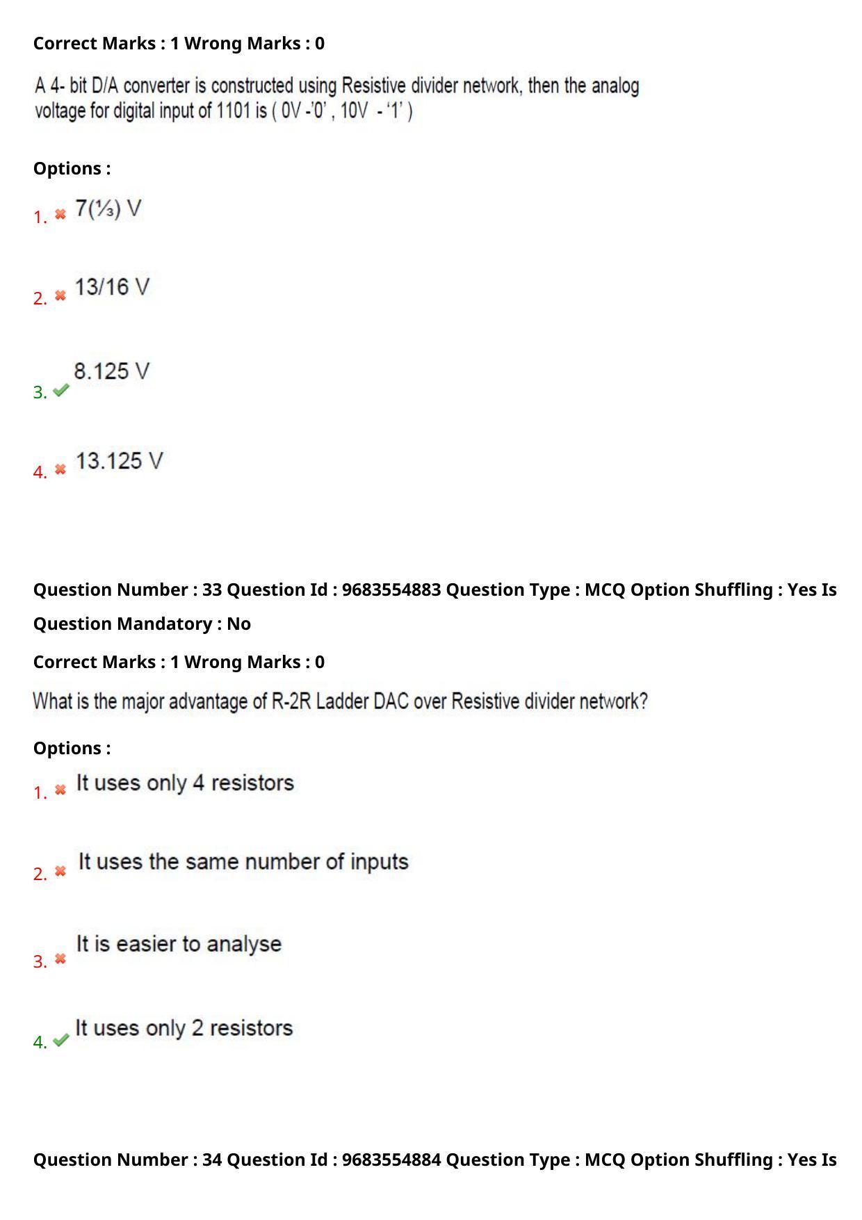 TS CPGET 2021 M.Sc. Electronics (Shift 1) Question Paper with Answer Key - Page 19