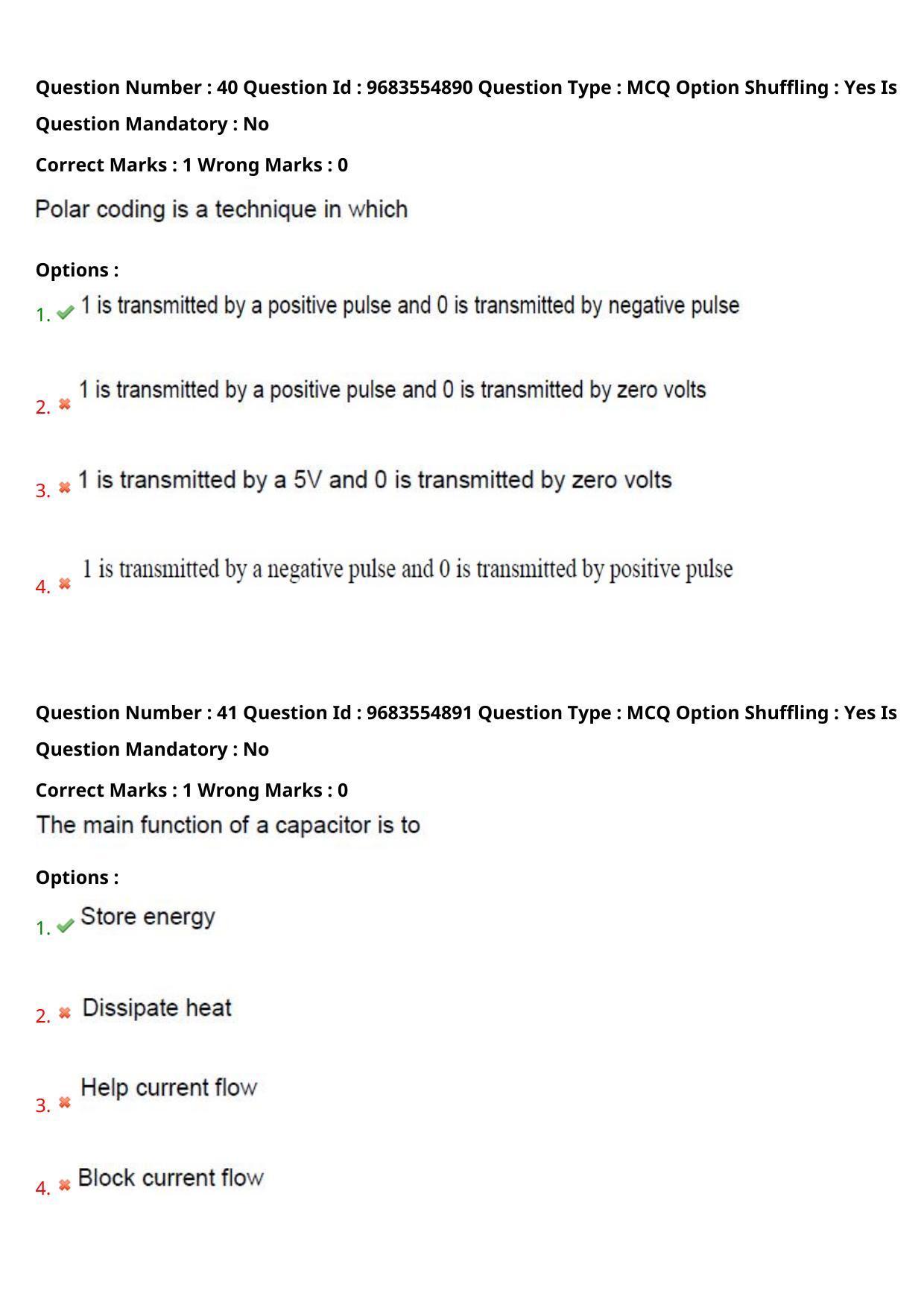 TS CPGET 2021 M.Sc. Electronics (Shift 1) Question Paper with Answer Key - Page 23