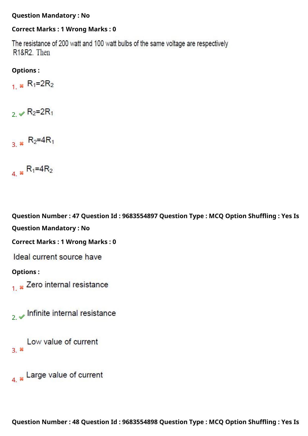 TS CPGET 2021 M.Sc. Electronics (Shift 1) Question Paper with Answer Key - Page 26