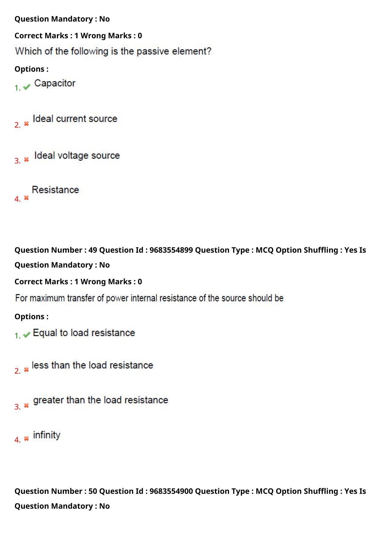 TS CPGET 2021 M.Sc. Electronics (Shift 1) Question Paper with Answer Key - Page 27