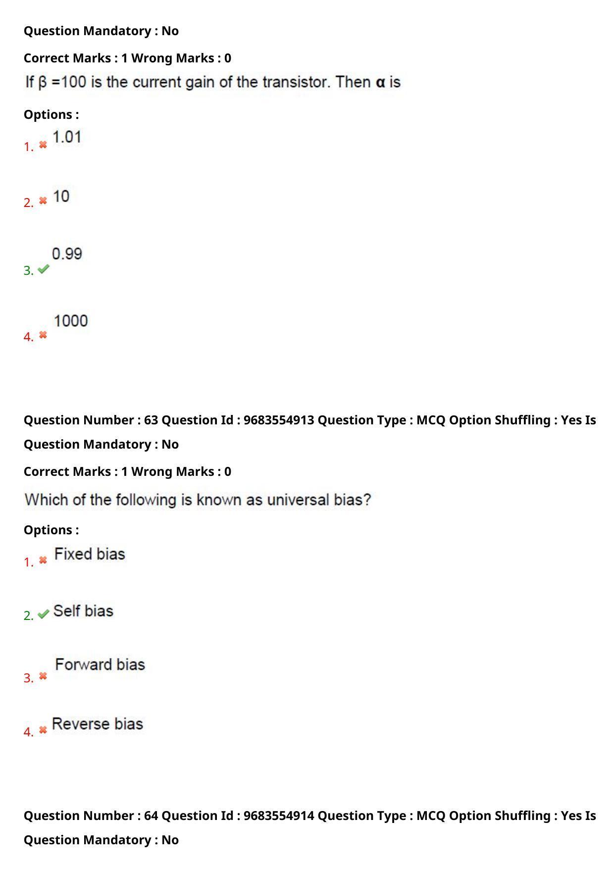 TS CPGET 2021 M.Sc. Electronics (Shift 1) Question Paper with Answer Key - Page 34