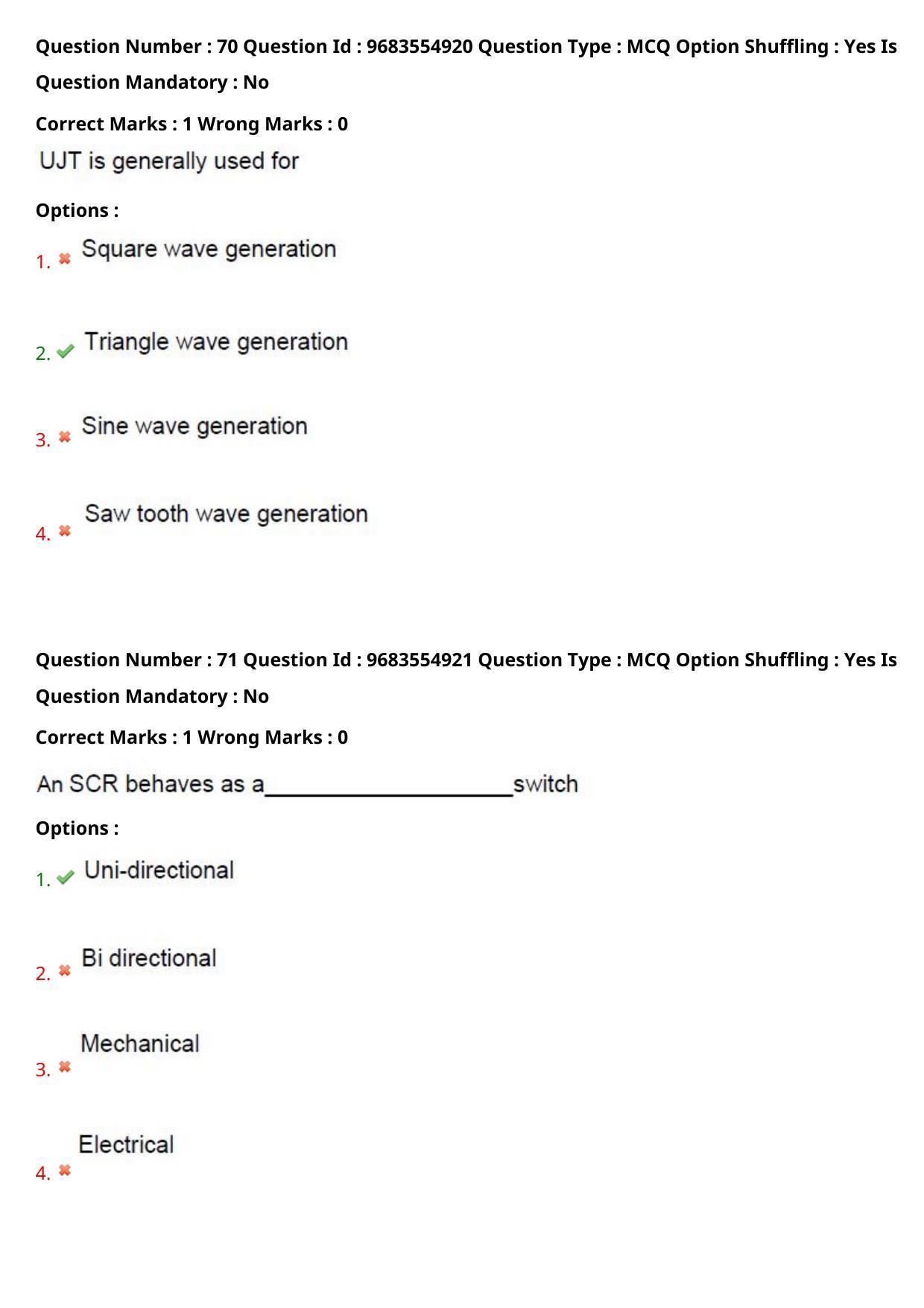 TS CPGET 2021 M.Sc. Electronics (Shift 1) Question Paper with Answer Key - Page 38