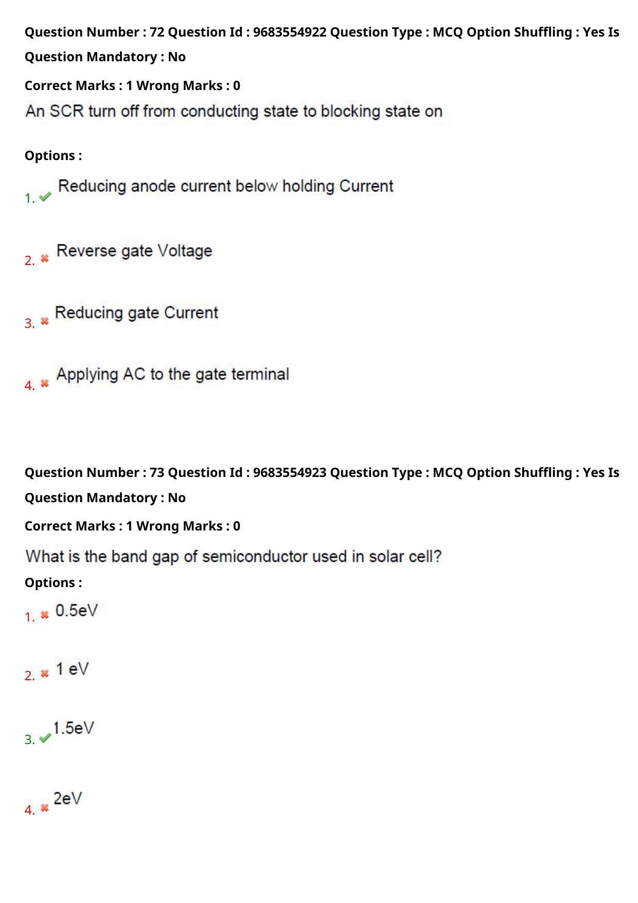 TS CPGET 2021 M.Sc. Electronics (Shift 1) Question Paper with Answer Key - Page 39
