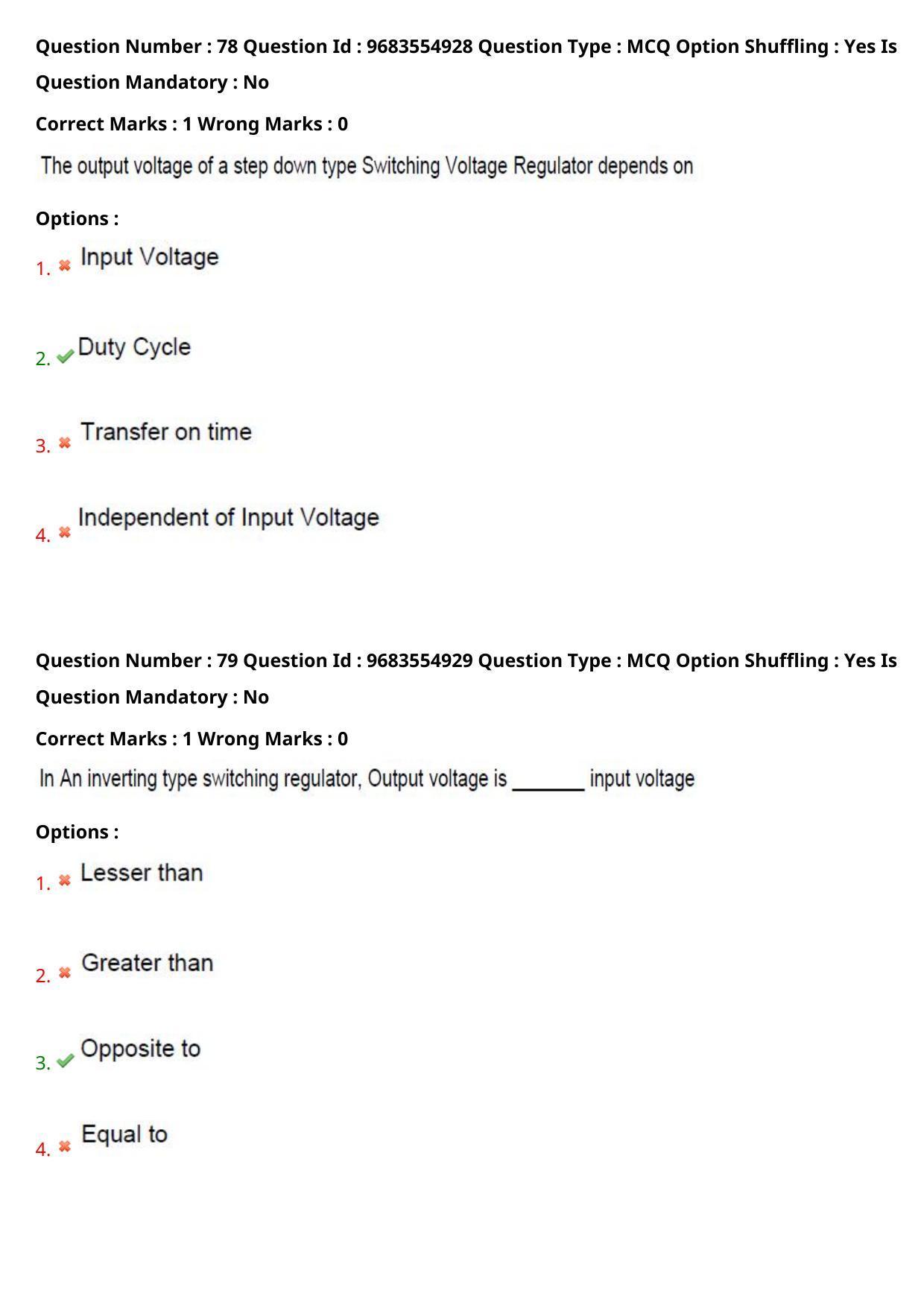 TS CPGET 2021 M.Sc. Electronics (Shift 1) Question Paper with Answer Key - Page 42