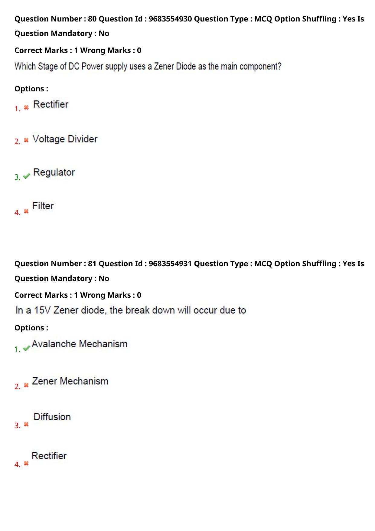 TS CPGET 2021 M.Sc. Electronics (Shift 1) Question Paper with Answer Key - Page 43