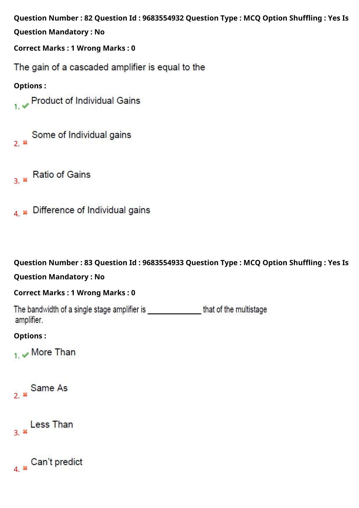 TS CPGET 2021 M.Sc. Electronics (Shift 1) Question Paper with Answer Key - Page 44