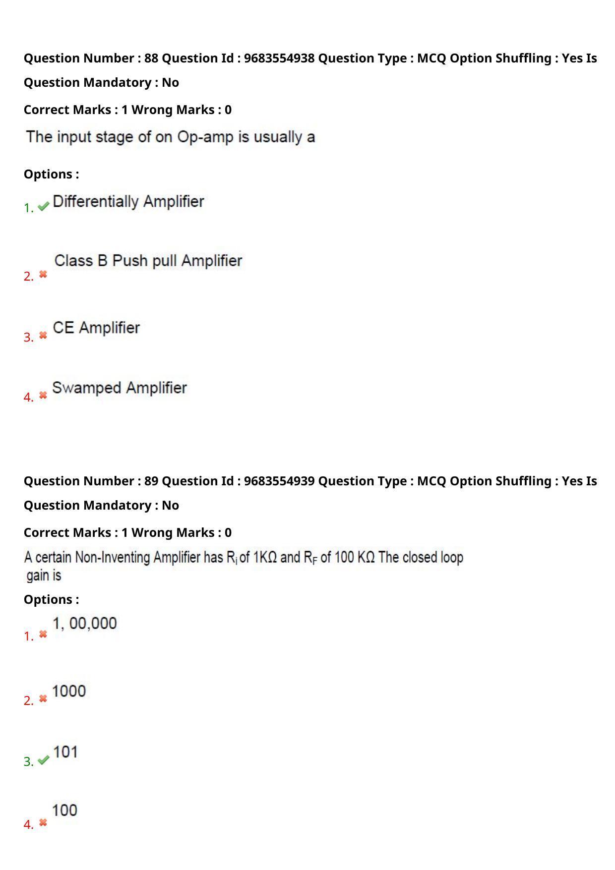 TS CPGET 2021 M.Sc. Electronics (Shift 1) Question Paper with Answer Key - Page 47