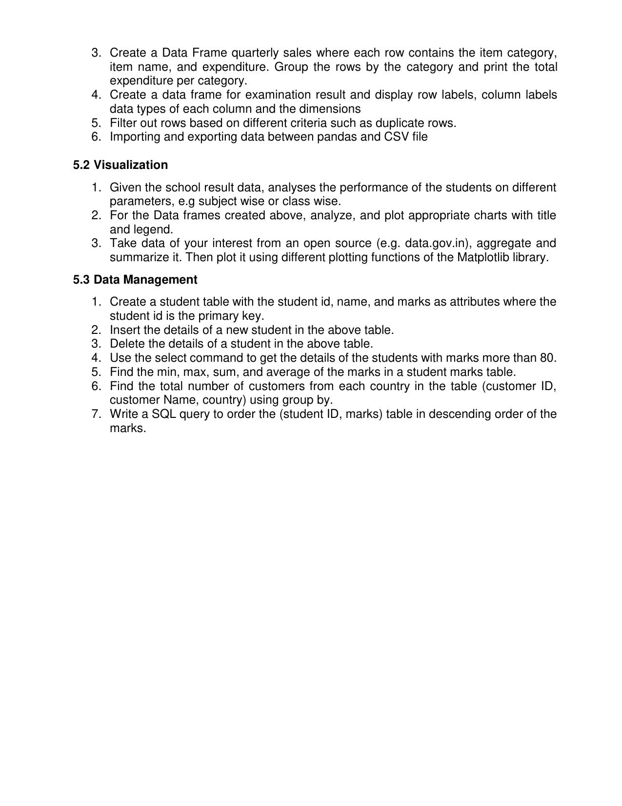 Edudel Class 12 Information Practices (English Medium) Syllabus 2025 - Page 4