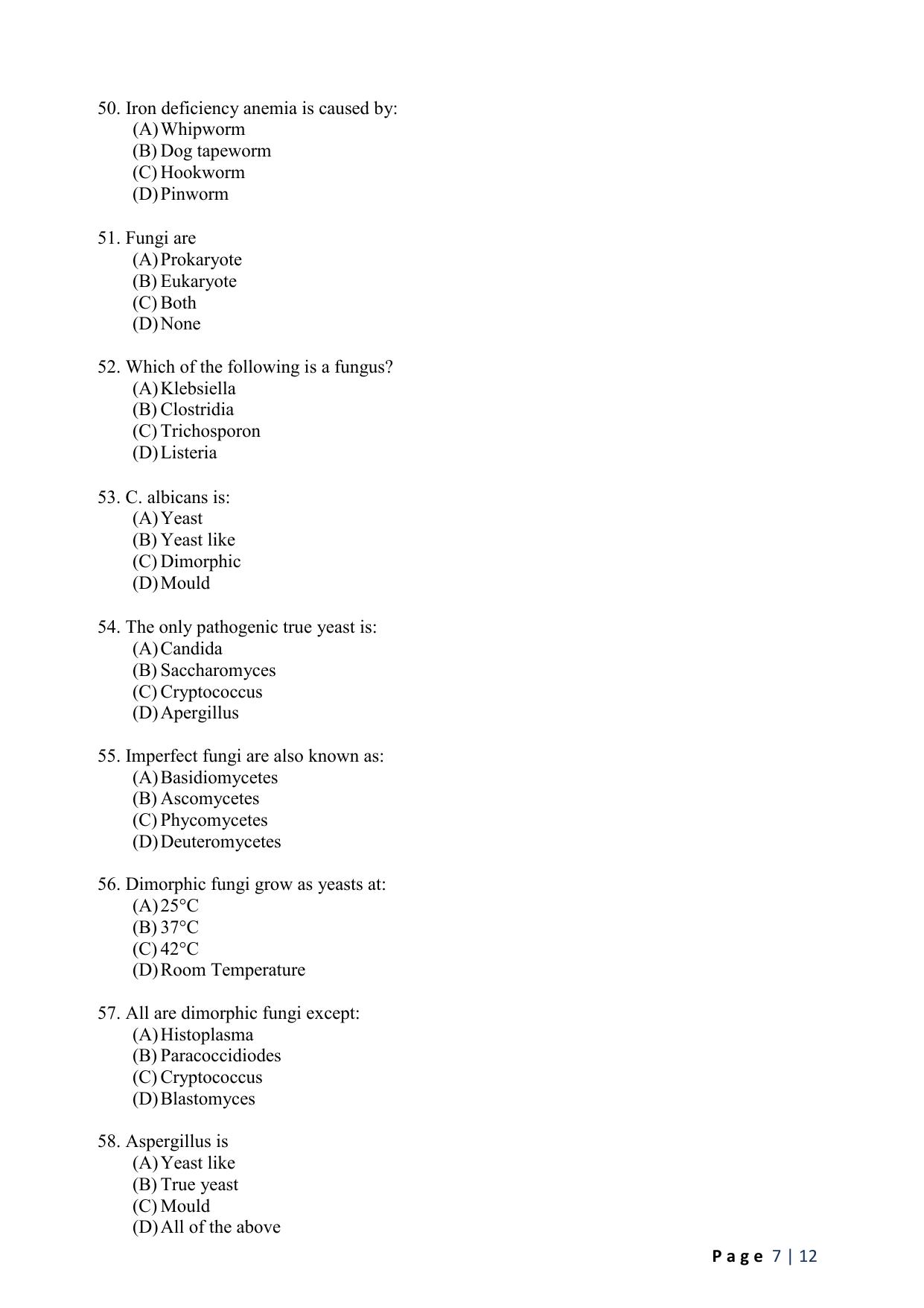 WB JEMAS (PG) M.Sc MM 2024 Question Paper - Page 8