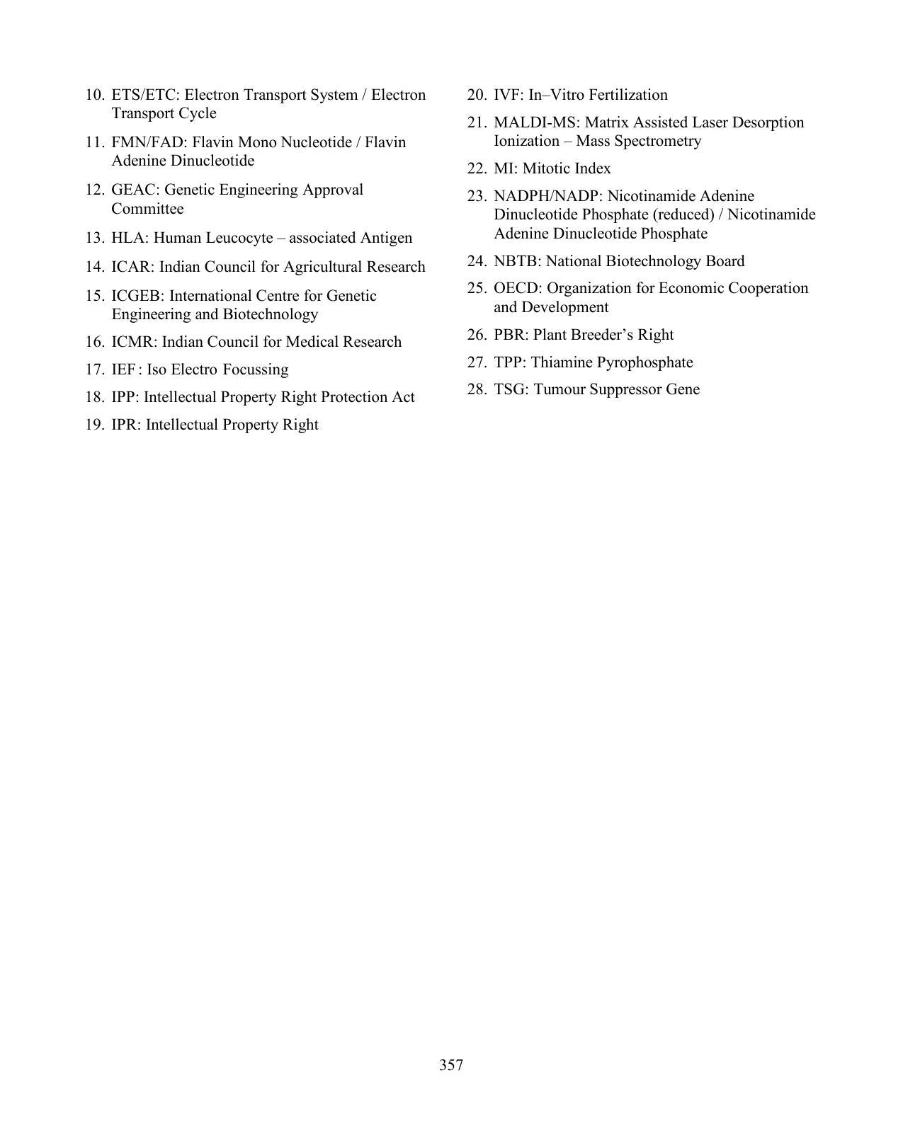 ISC Class XI & XII Biotechnology Syllabus - Page 6