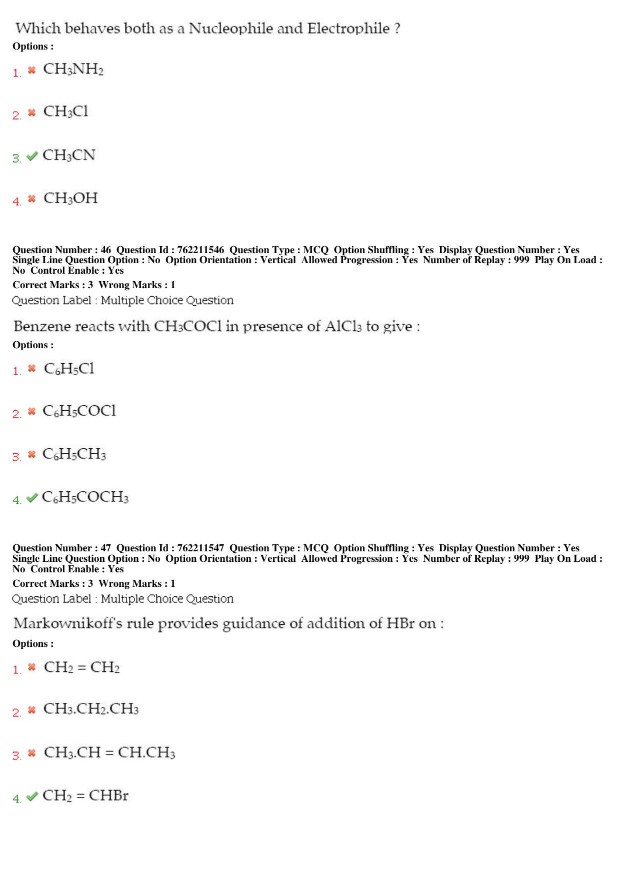 BHU RET Madicinal Chemistry 2019 Question Paper  - Page 24