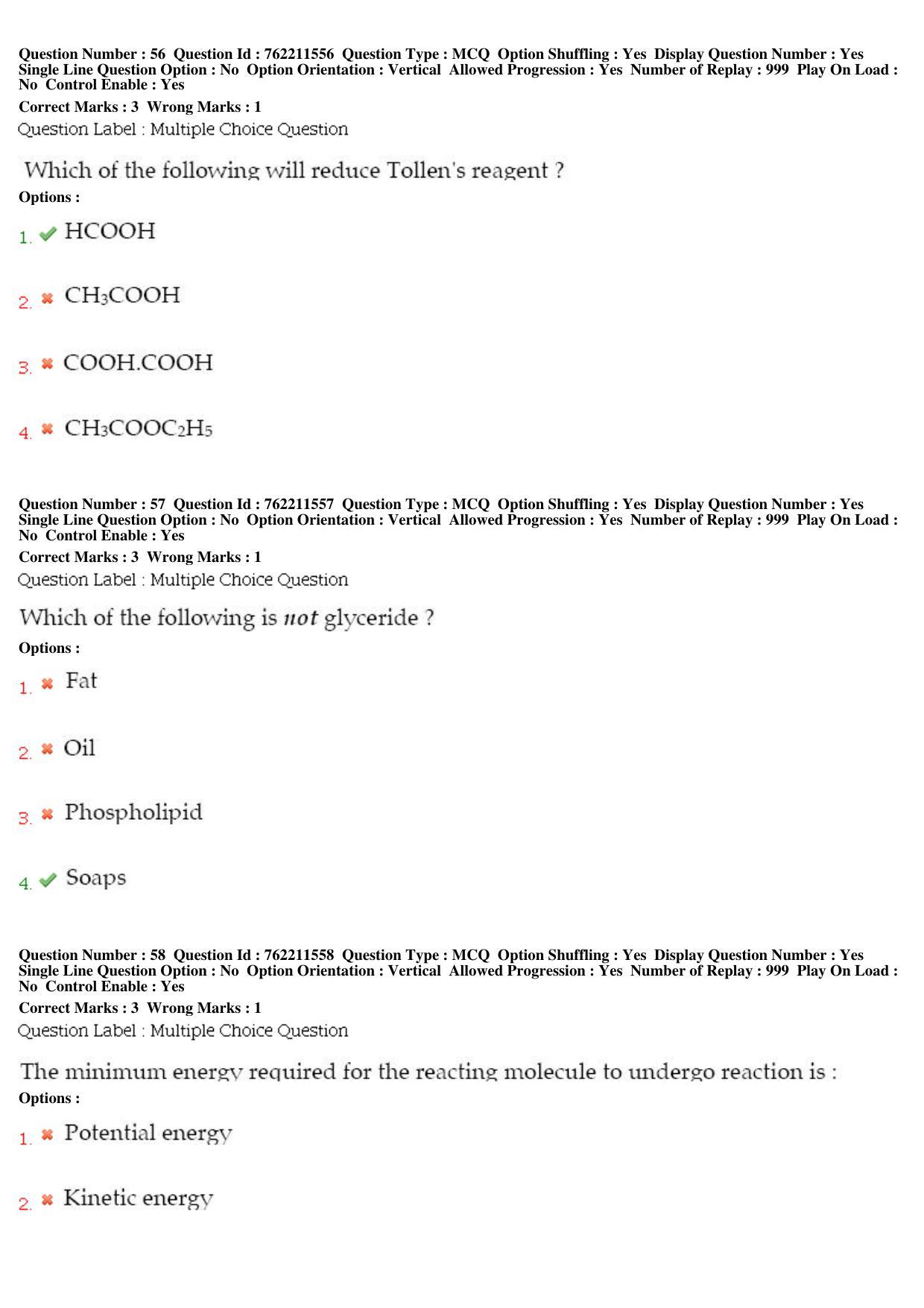 BHU RET Madicinal Chemistry 2019 Question Paper  - Page 28