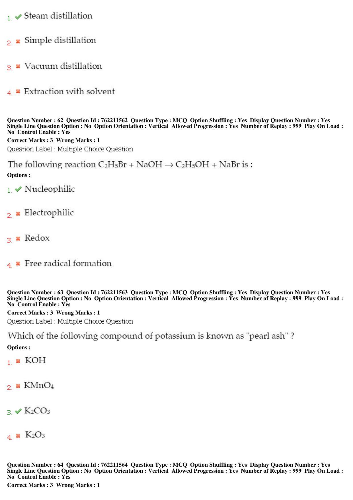 BHU RET Madicinal Chemistry 2019 Question Paper  - Page 30