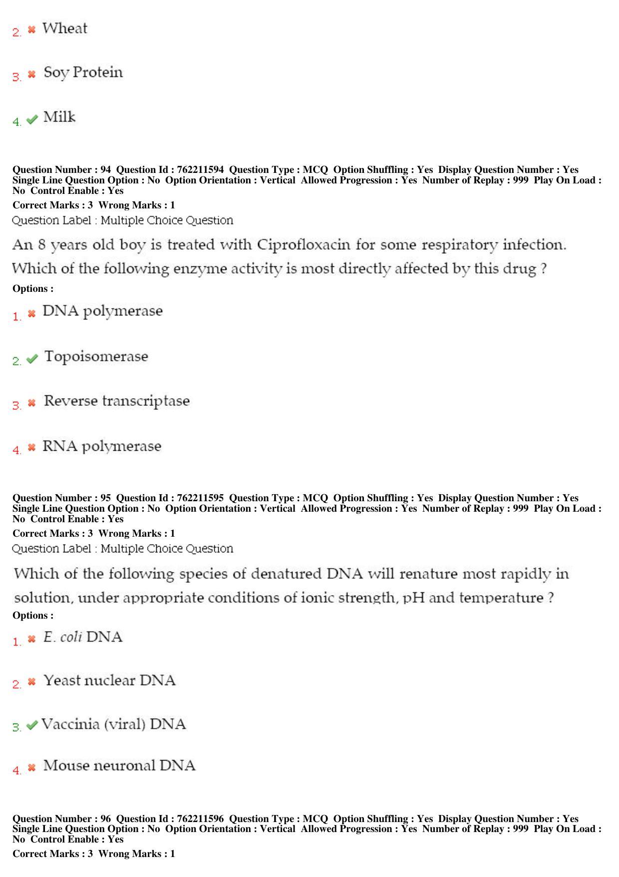 BHU RET Madicinal Chemistry 2019 Question Paper  - Page 42