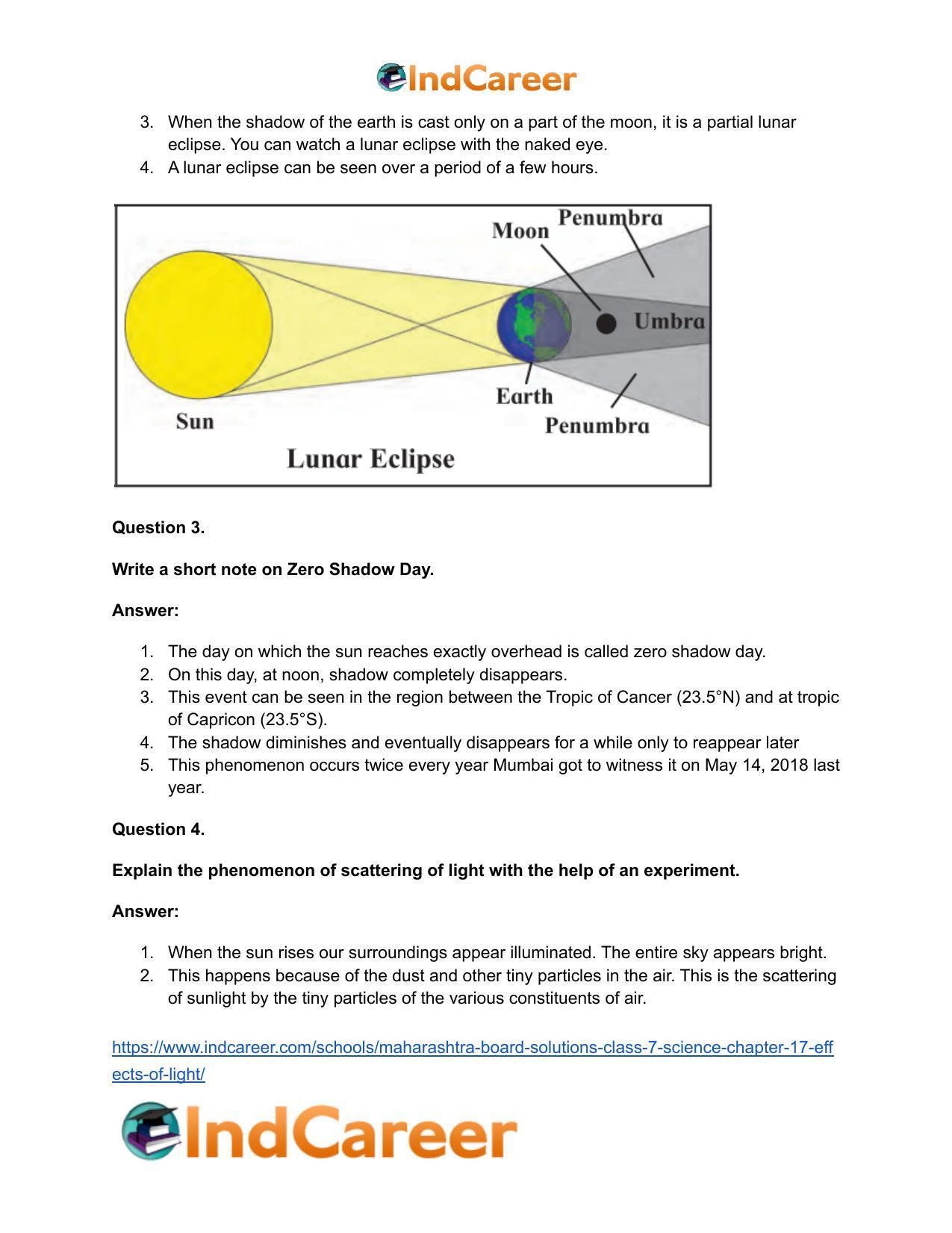 Maharashtra Board Solutions Class 7-Science: Chapter 17- Effects of Light - Page 12
