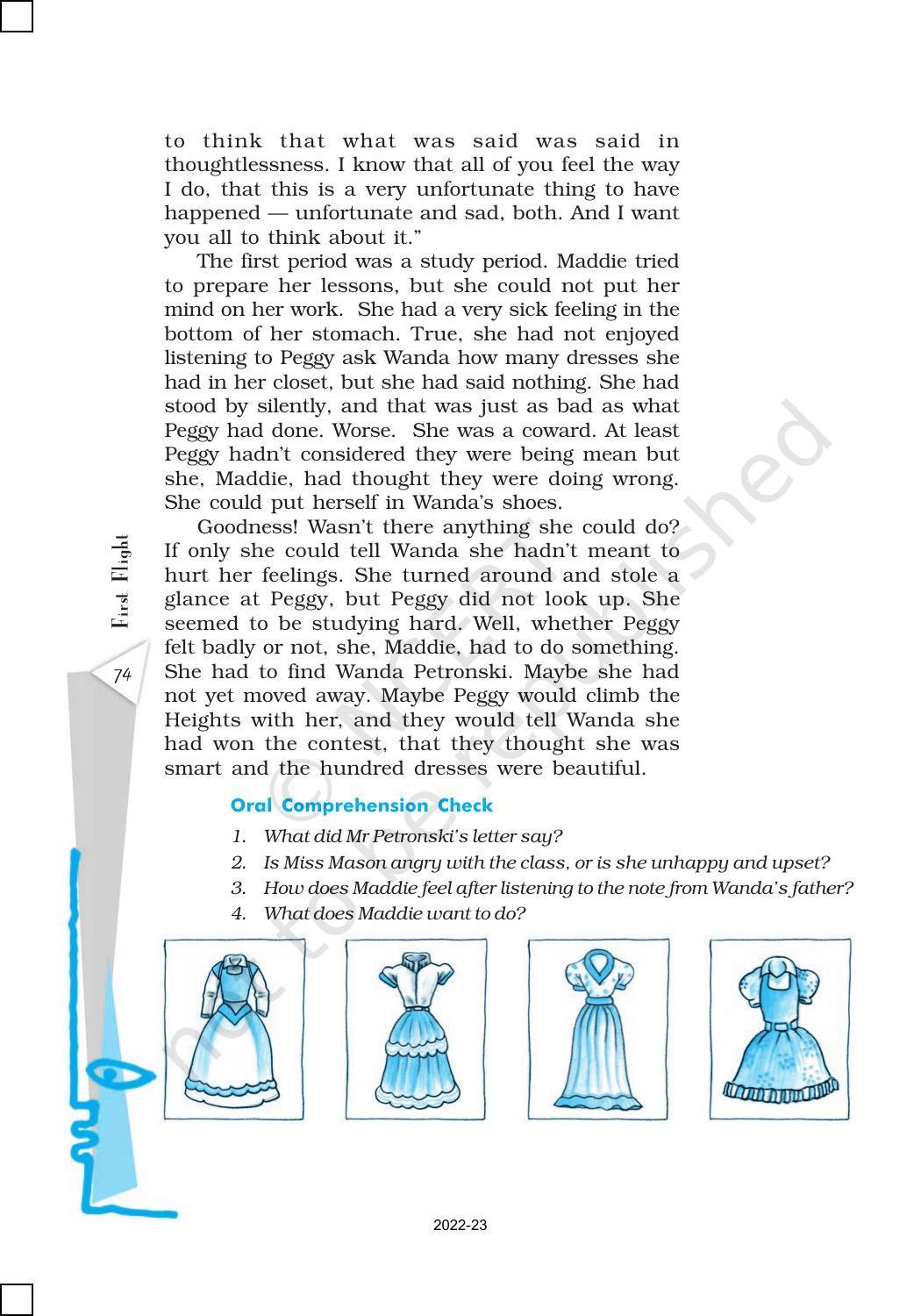NCERT Book for Class 10 English (First Flight) Chapter 6 The Hundred Dresses – II - Page 2