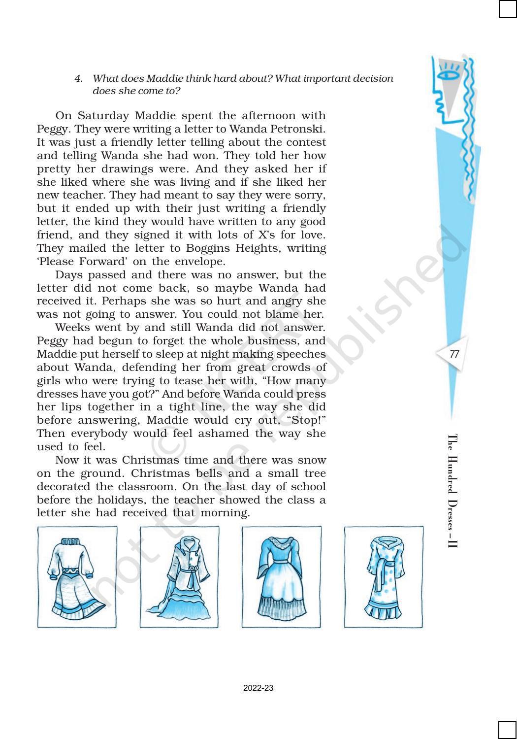 NCERT Book for Class 10 English (First Flight) Chapter 6 The Hundred Dresses – II - Page 5
