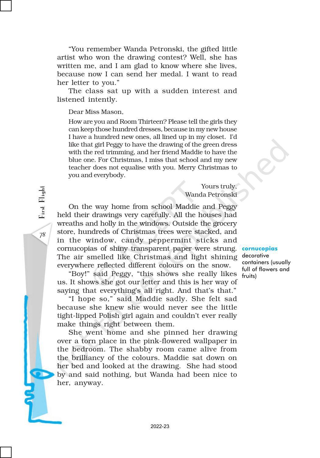 NCERT Book for Class 10 English (First Flight) Chapter 6 The Hundred Dresses – II - Page 6