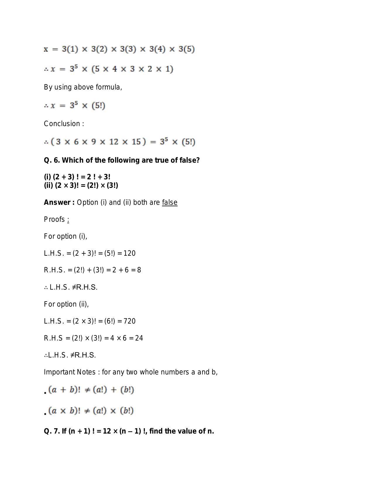 Chapter 8: Permutations: RS Aggarwal Class 11 Solutions - Page 6