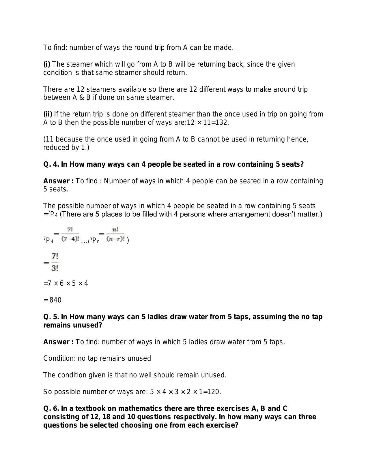 Chapter 8: Permutations: RS Aggarwal Class 11 Solutions - Page 16