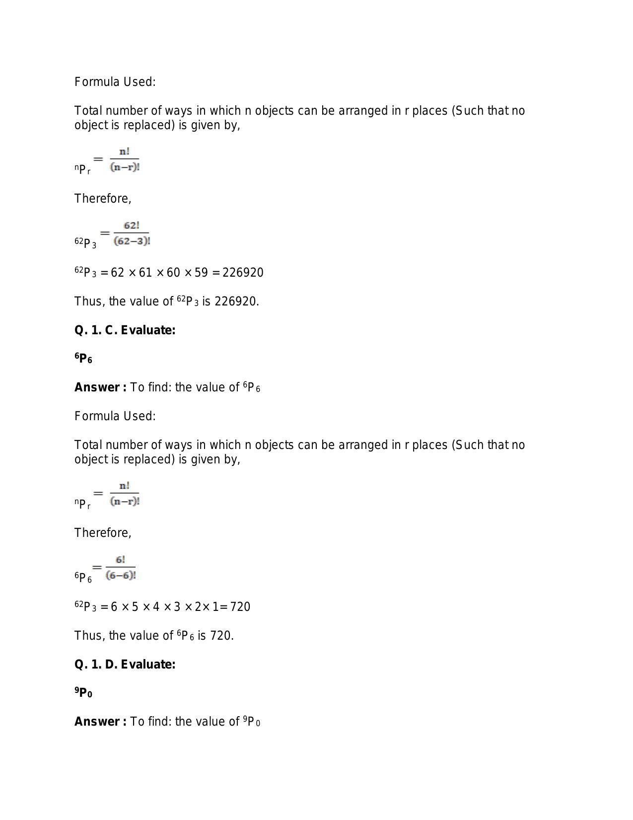 Chapter 8: Permutations: RS Aggarwal Class 11 Solutions - Page 31