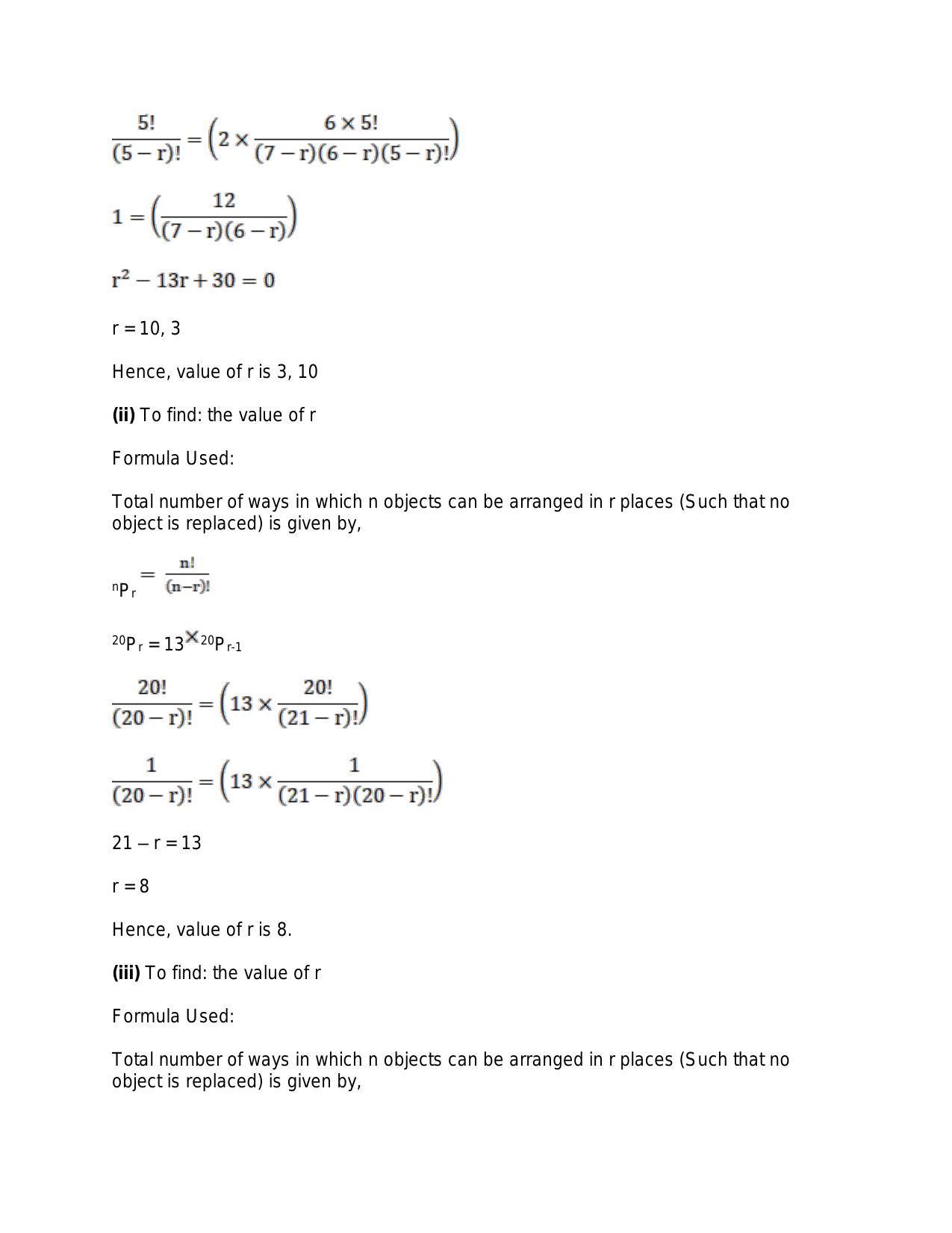 Chapter 8: Permutations: RS Aggarwal Class 11 Solutions - Page 36