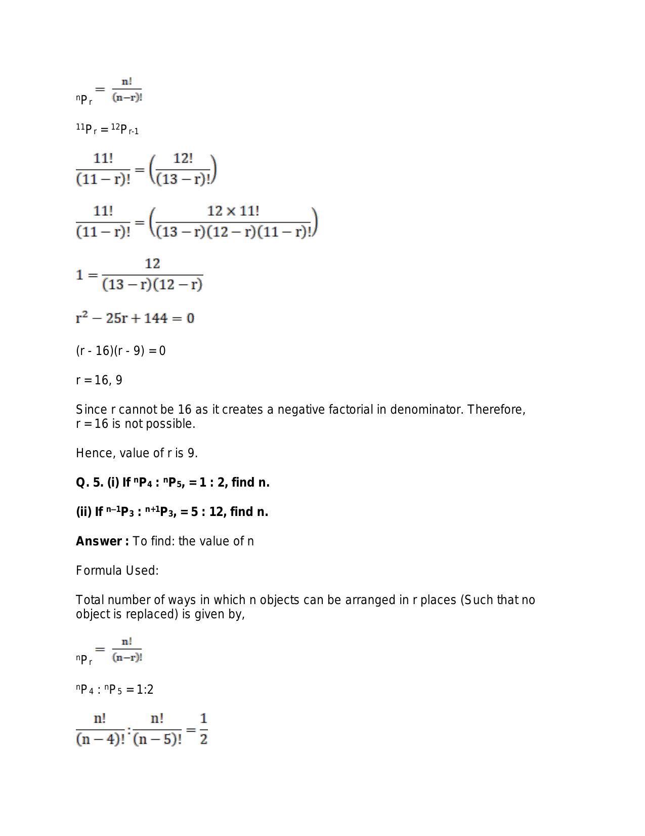 Chapter 8: Permutations: RS Aggarwal Class 11 Solutions - Page 37