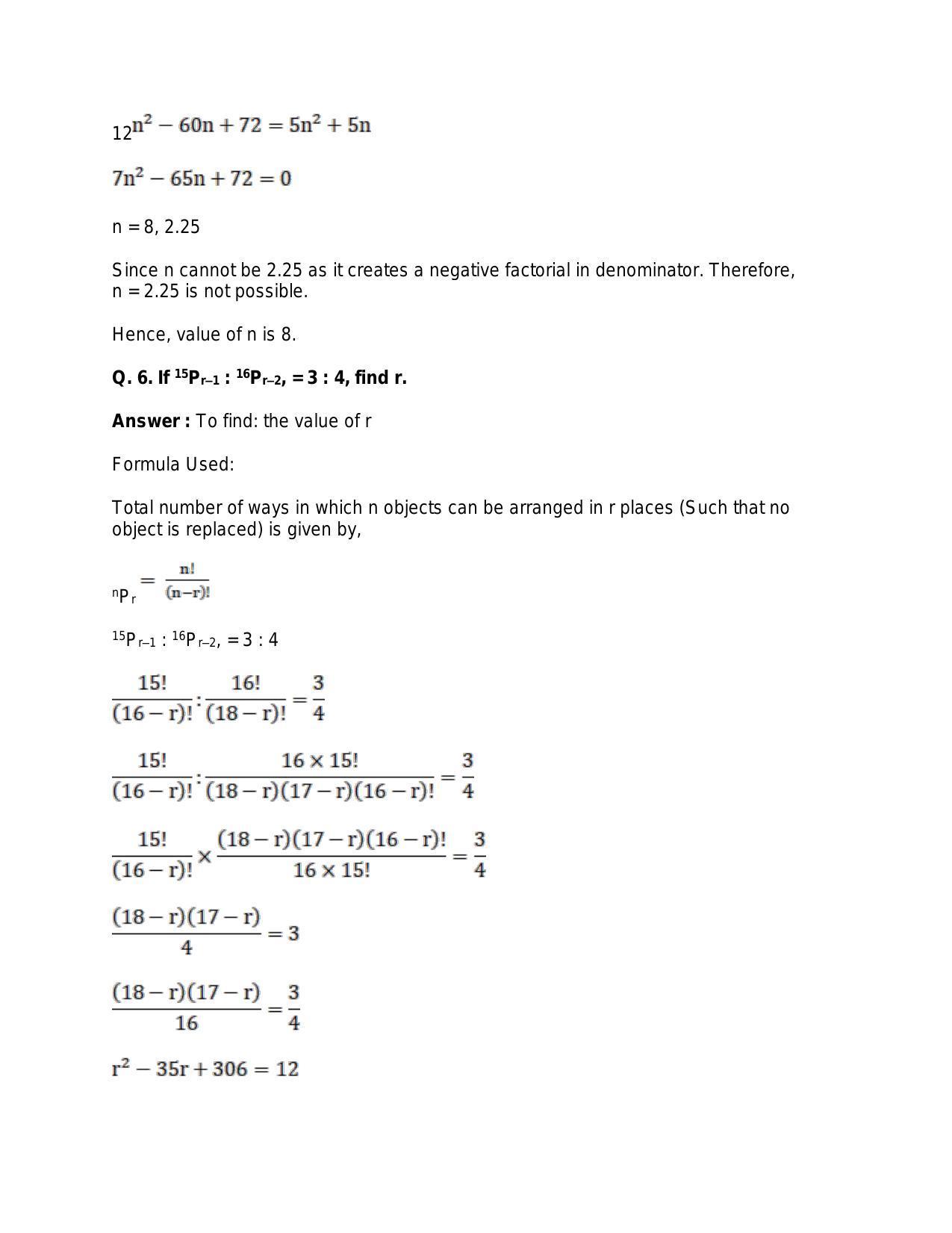 Chapter 8: Permutations: RS Aggarwal Class 11 Solutions - Page 39