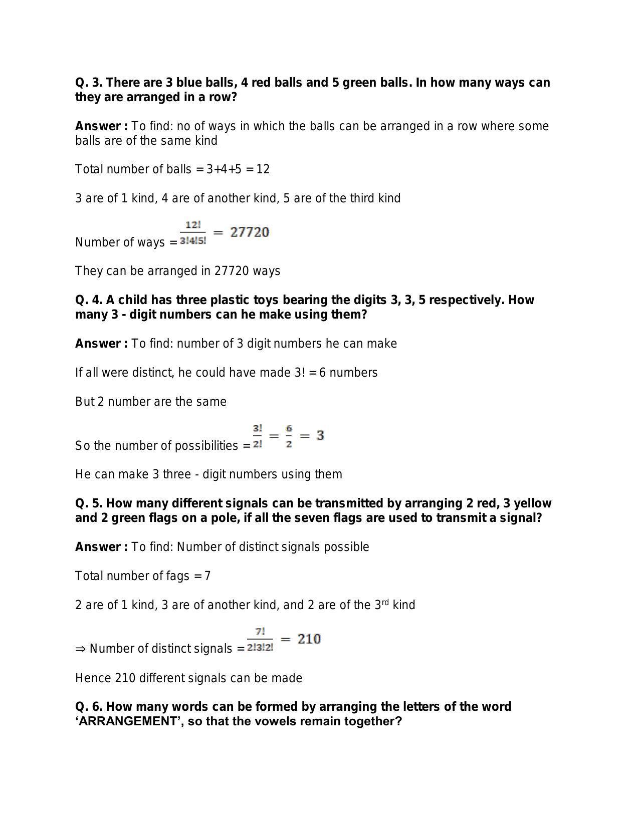 Chapter 8: Permutations: RS Aggarwal Class 11 Solutions - Page 68