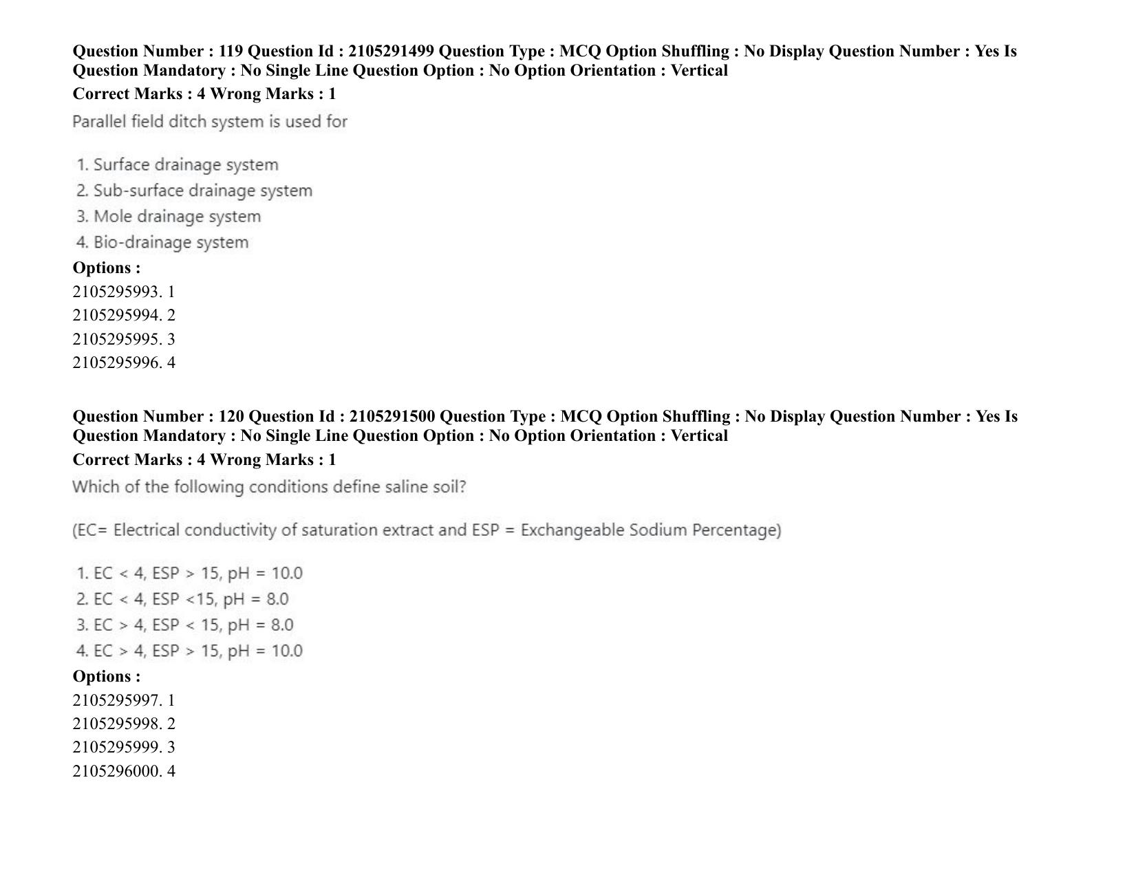 ICAR AIEEA PG 2020 AGRICULTURAL ENGINEERING AND TECHNOLOGY Question Paper - Page 63