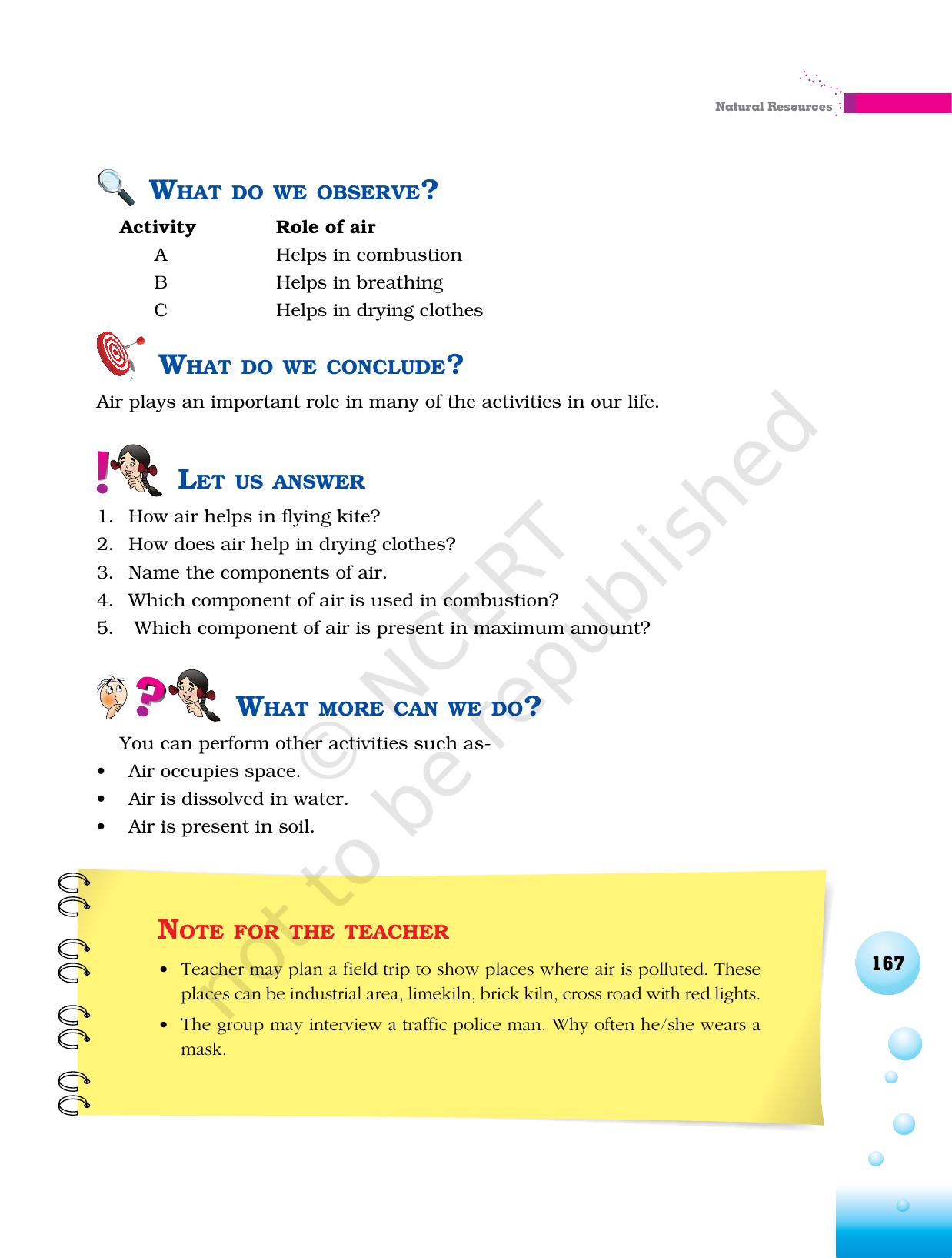 NCERT Laboratory Manuals for Class VI to VIII Science - Theme 7 Natural Resources - Page 3
