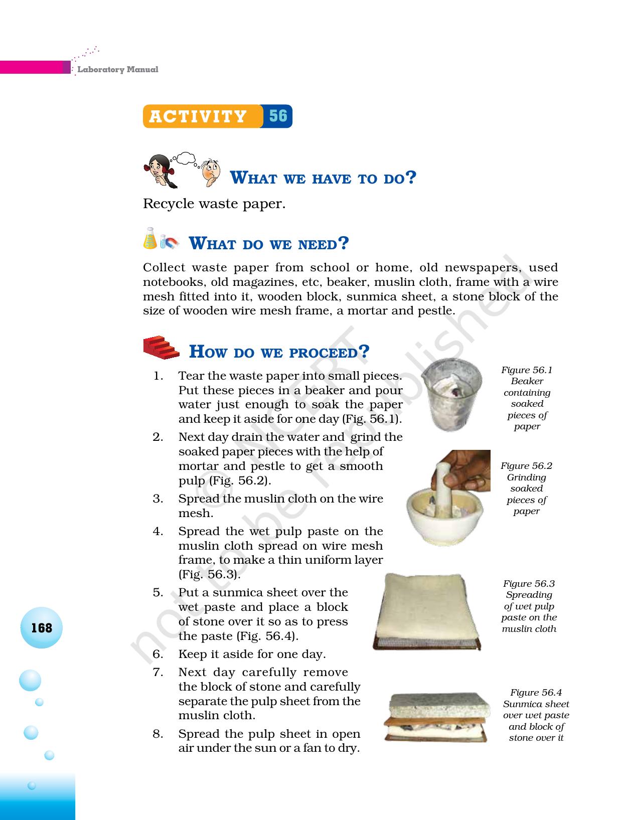 NCERT Laboratory Manuals for Class VI to VIII Science - Theme 7 Natural Resources - Page 4