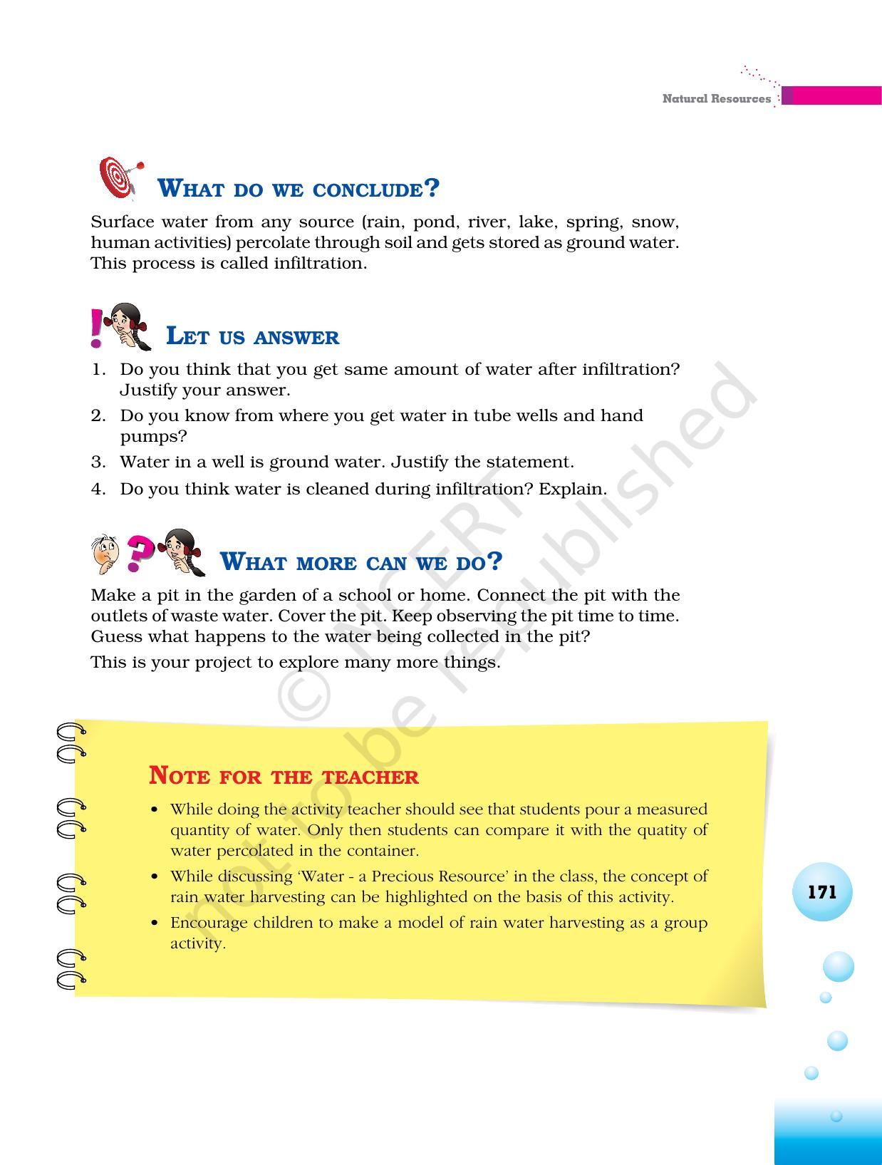 NCERT Laboratory Manuals for Class VI to VIII Science - Theme 7 Natural Resources - Page 7