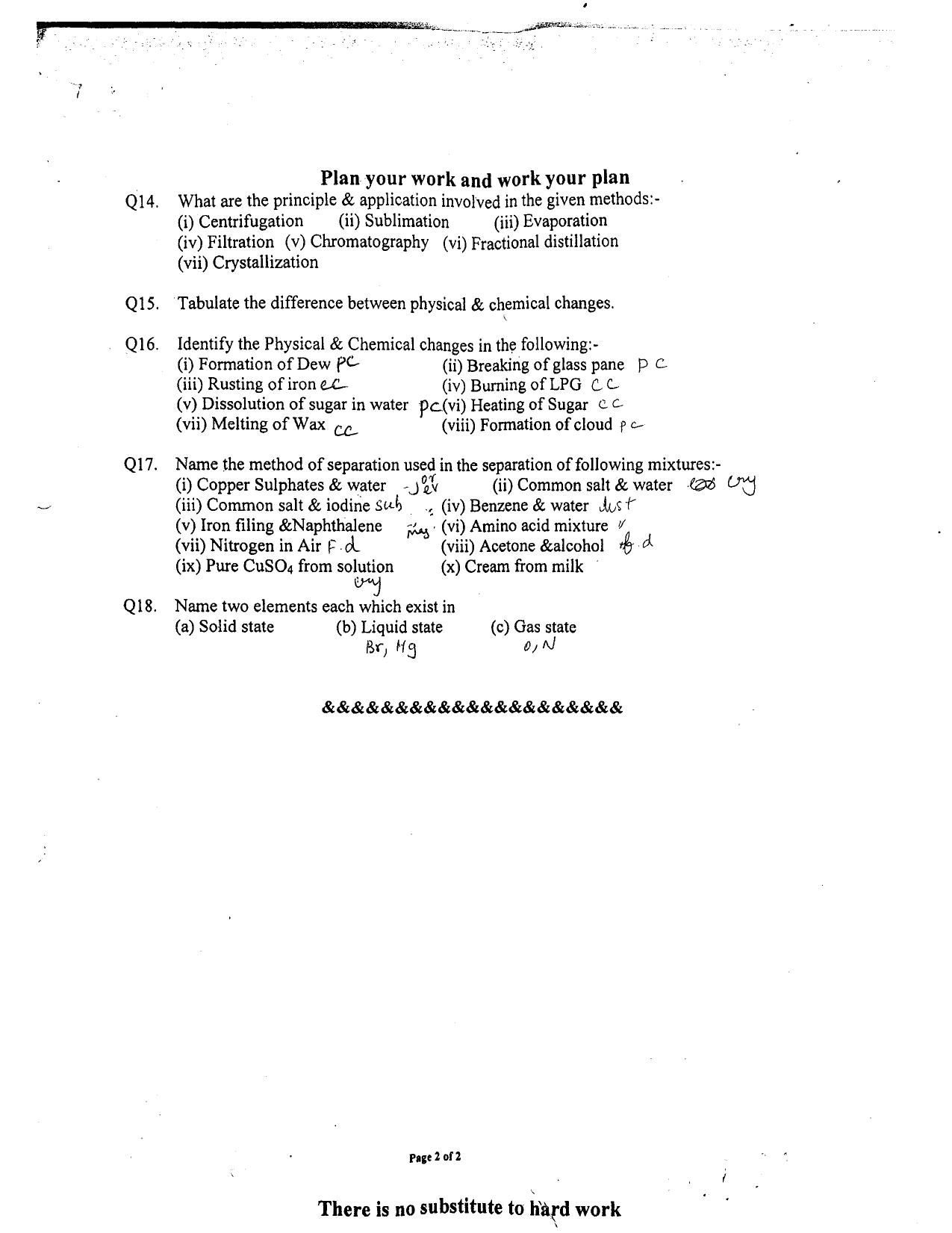 CBSE Worksheets for Class 9 Science All Chapters Assignments - Page 2