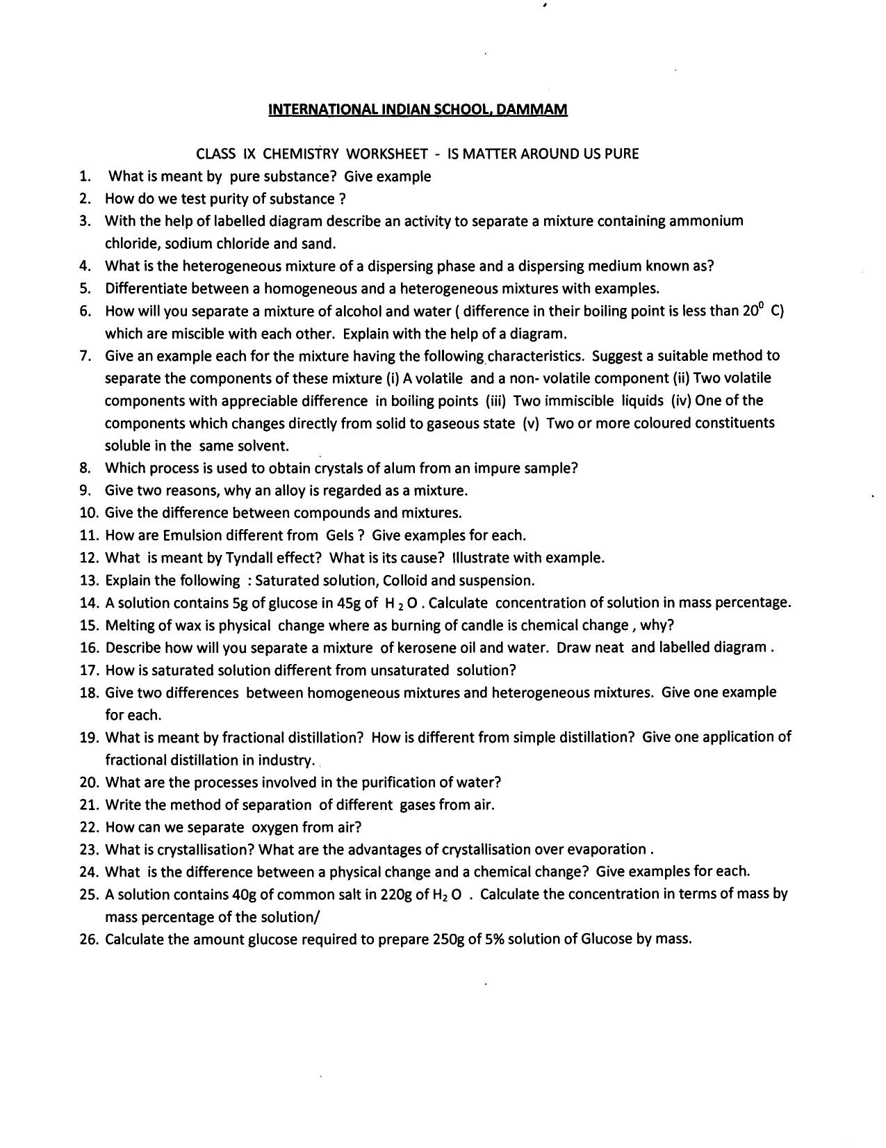 CBSE Worksheets for Class 9 Science All Chapters Assignments - Page 3