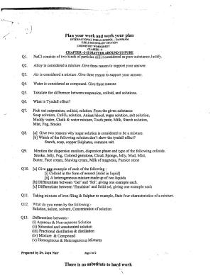 CBSE Worksheets for Class 9 Science All Chapters Assignments