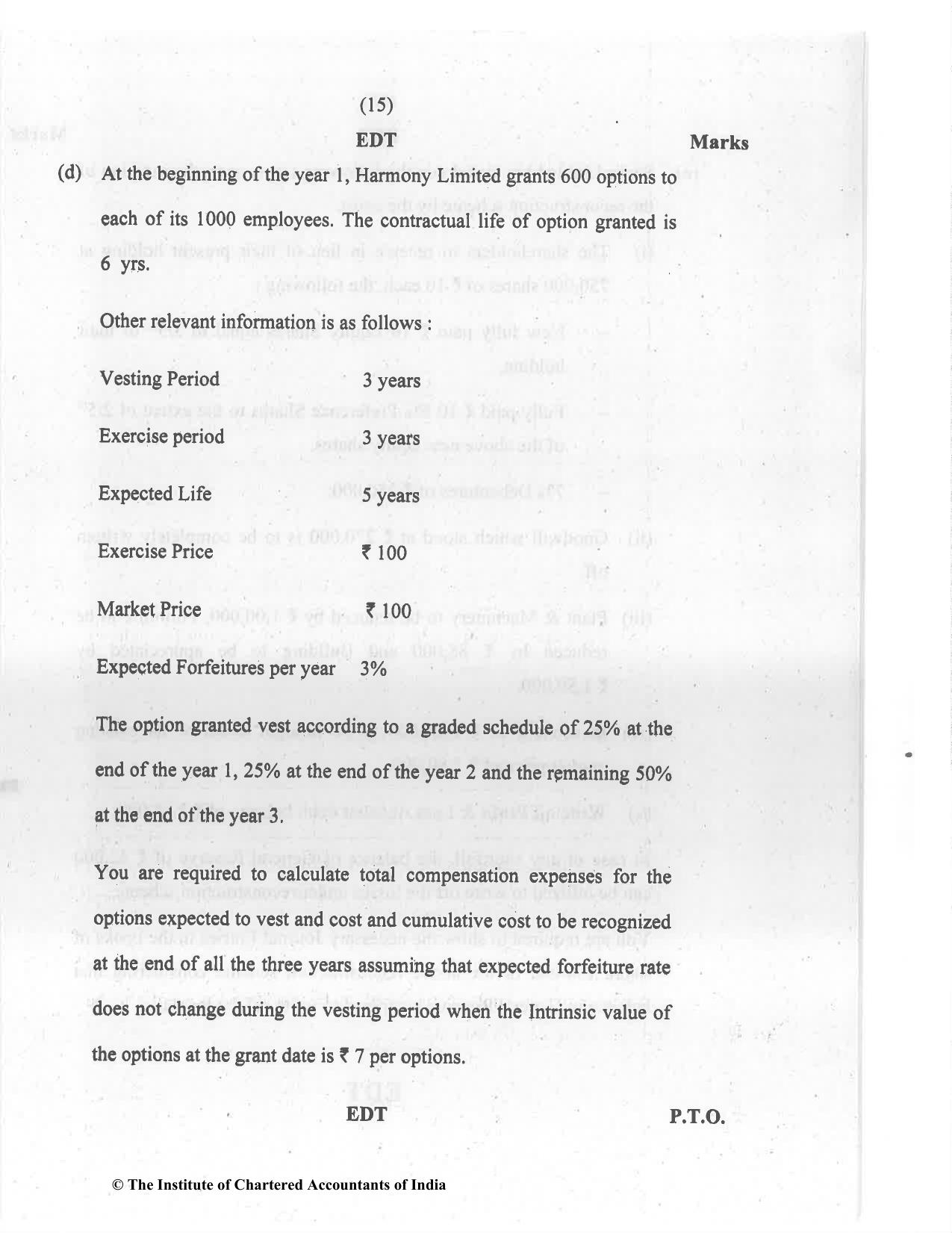 CA Inter Jul 2021 Question Paper - Paper 5 – Advanced Accounting - Page 15