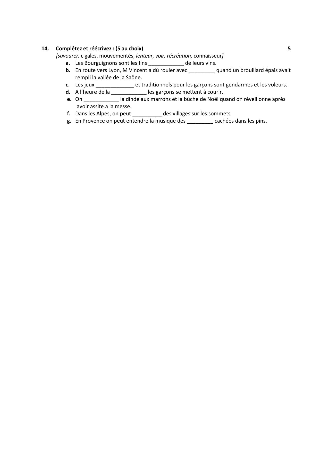 CBSE Class 12 French Sample Question Paper 2024-25 - Page 5