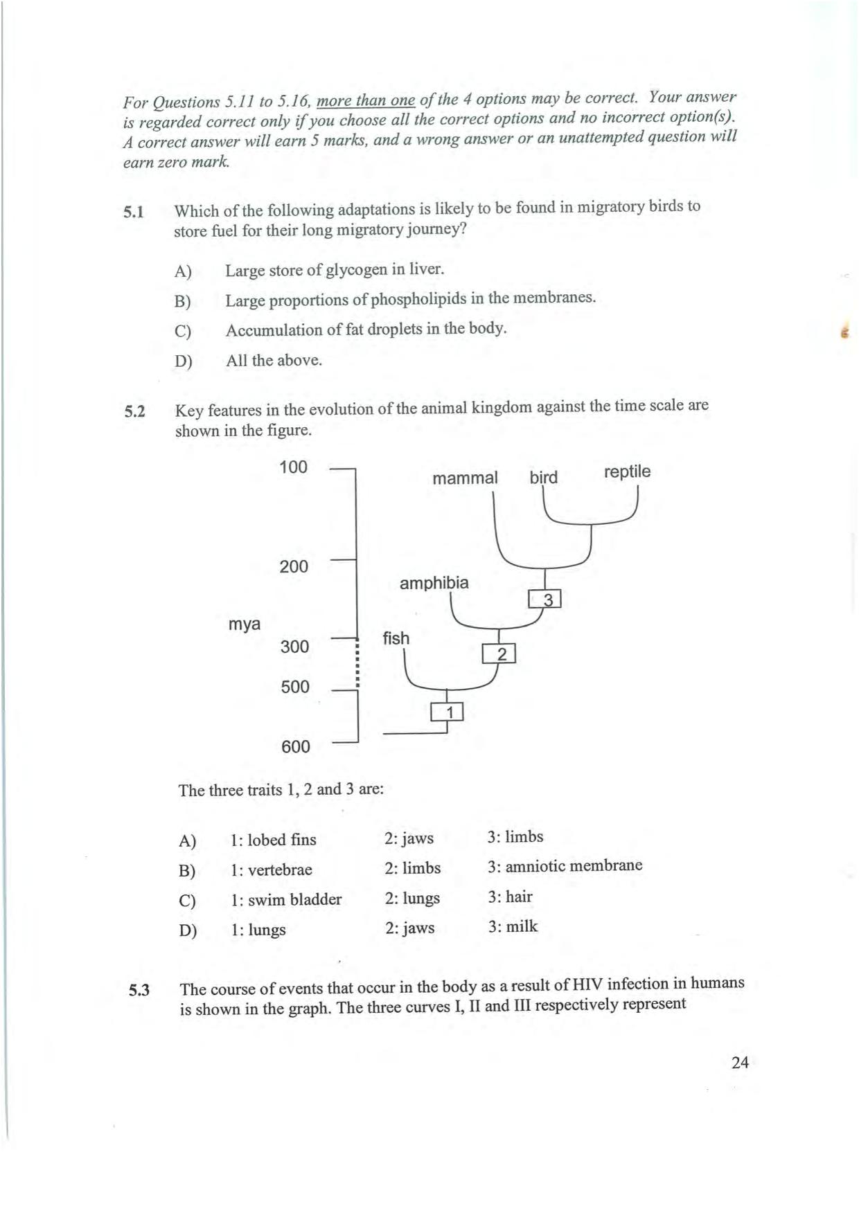 NEST 2008 Question Paper. - Page 24