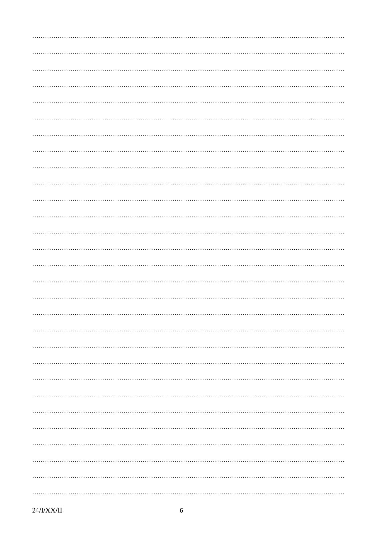FTII JET Two Year Post Graduate Diploma in Screen Acting (Film Wing) 2020 Question Paper - Page 6