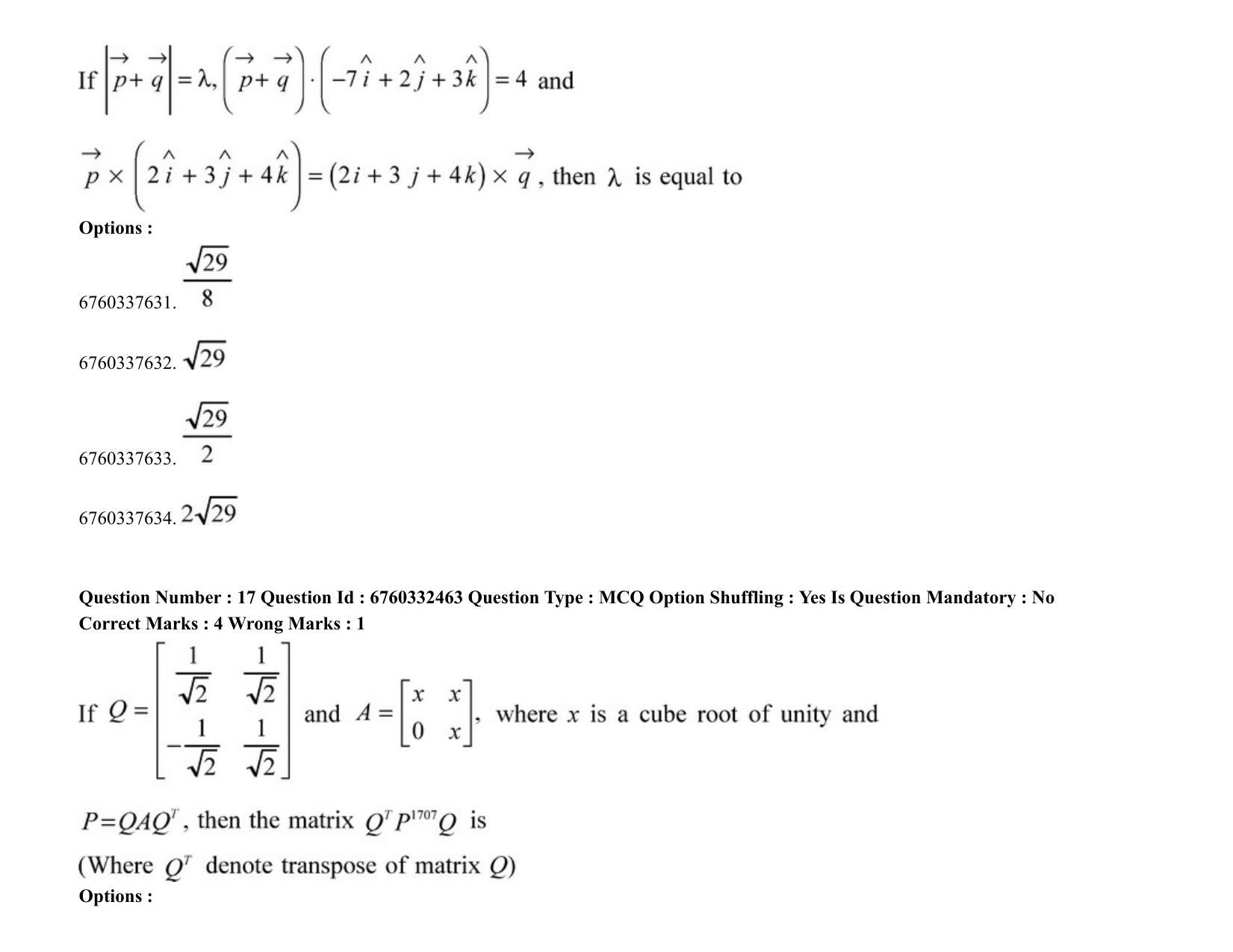 JEE Mains 2021: B PLANNING AND B ARCH (Shift 2) 05-08-2021 Question Paper - Page 12