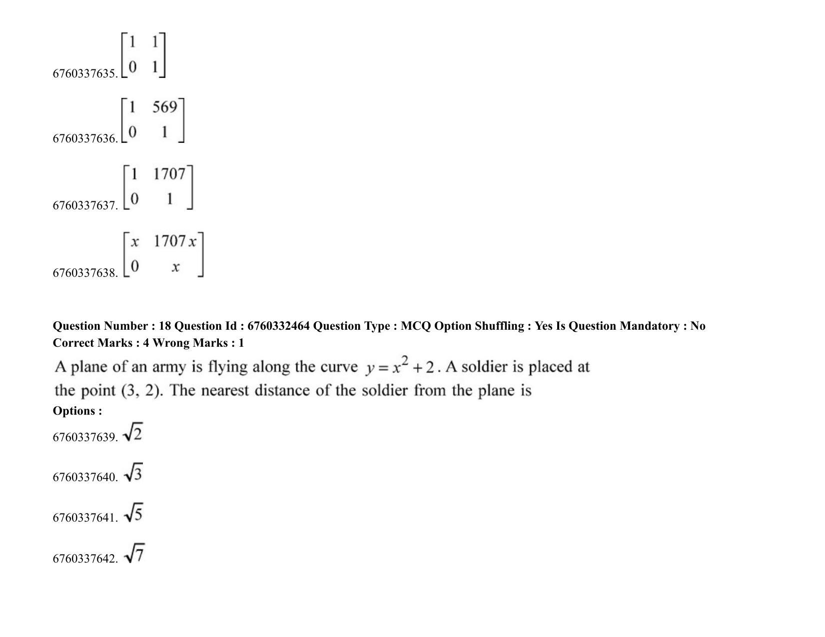 JEE Mains 2021: B PLANNING AND B ARCH (Shift 2) 05-08-2021 Question Paper - Page 13