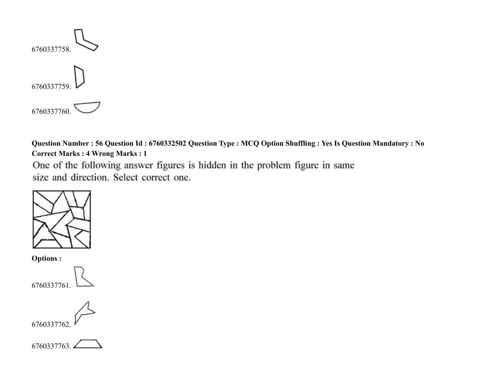 JEE Mains 2021: B PLANNING AND B ARCH (Shift 2) 05-08-2021 Question Paper - Page 36