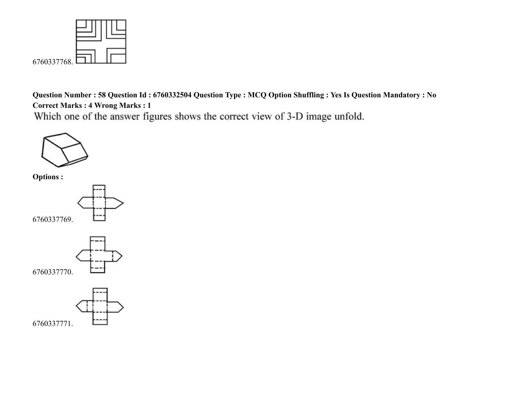 JEE Mains 2021: B PLANNING AND B ARCH (Shift 2) 05-08-2021 Question Paper - Page 38