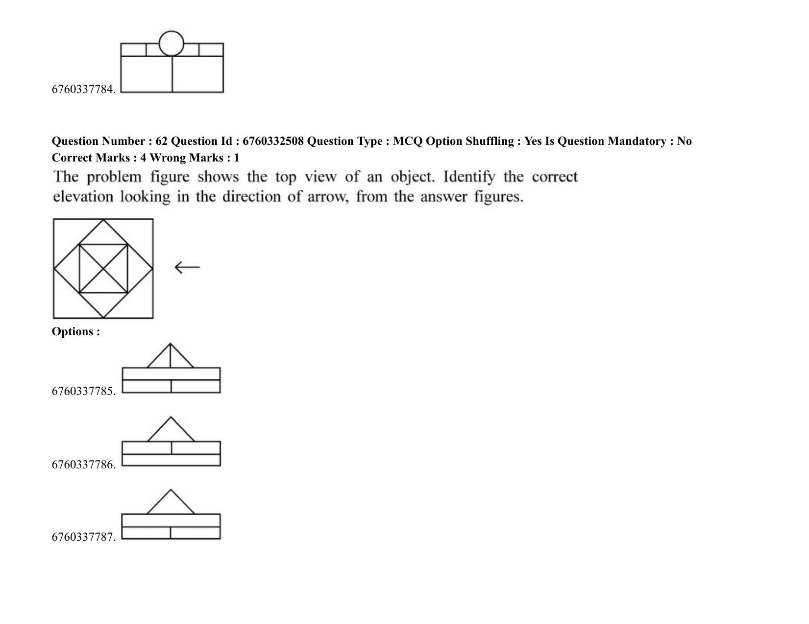 JEE Mains 2021: B PLANNING AND B ARCH (Shift 2) 05-08-2021 Question Paper - Page 43