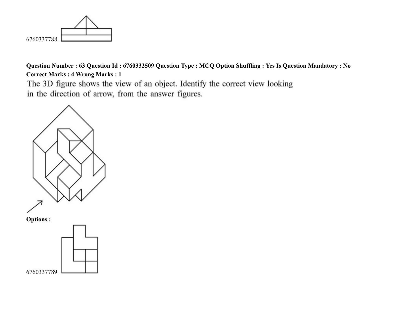 JEE Mains 2021: B PLANNING AND B ARCH (Shift 2) 05-08-2021 Question Paper - Page 44