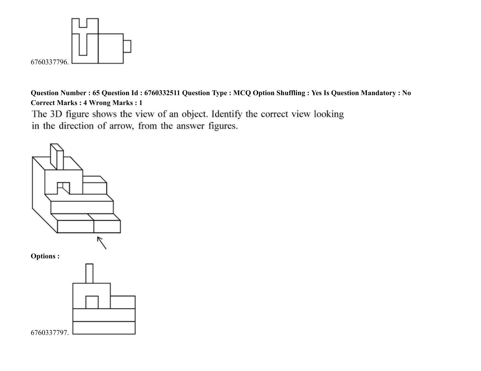 JEE Mains 2021: B PLANNING AND B ARCH (Shift 2) 05-08-2021 Question Paper - Page 47